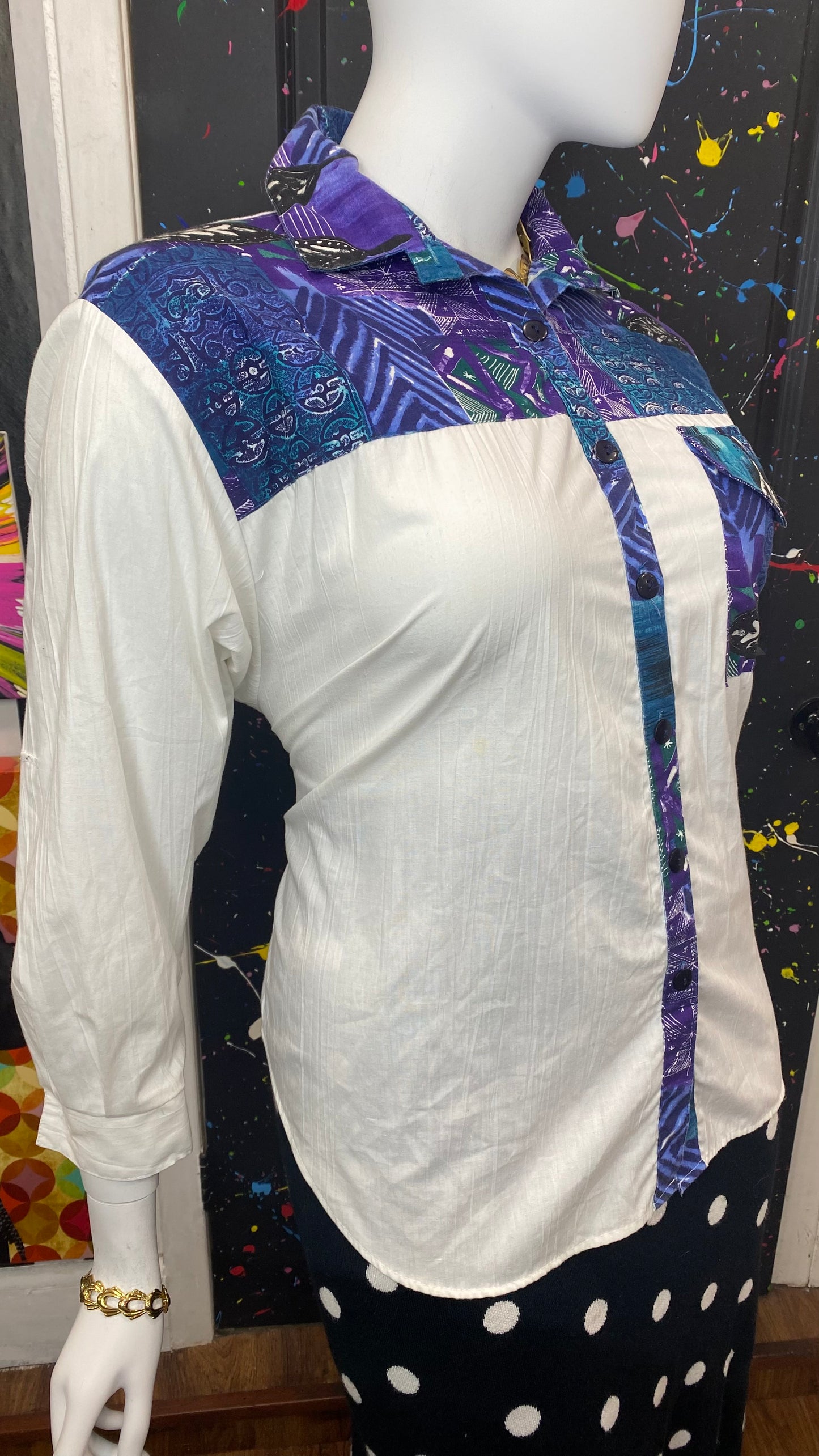 Vintage Abstract Blouse (18)