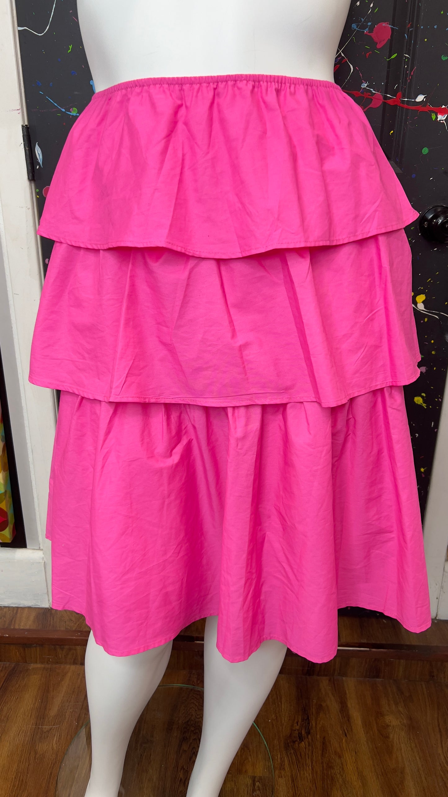 Layered Puffy Pink Skirt (22/24)