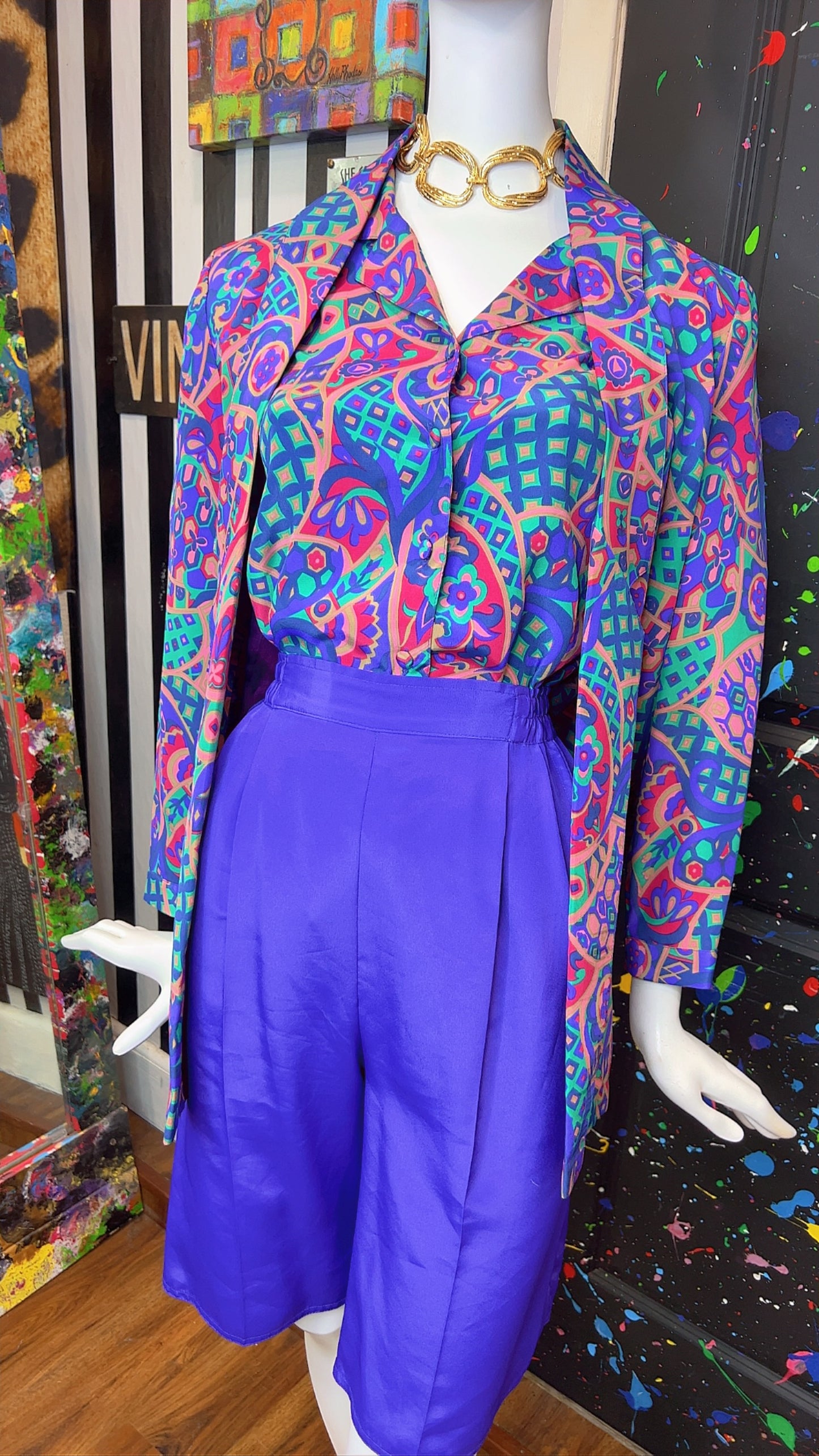 Vintage Three Piece Shorts Set (12)