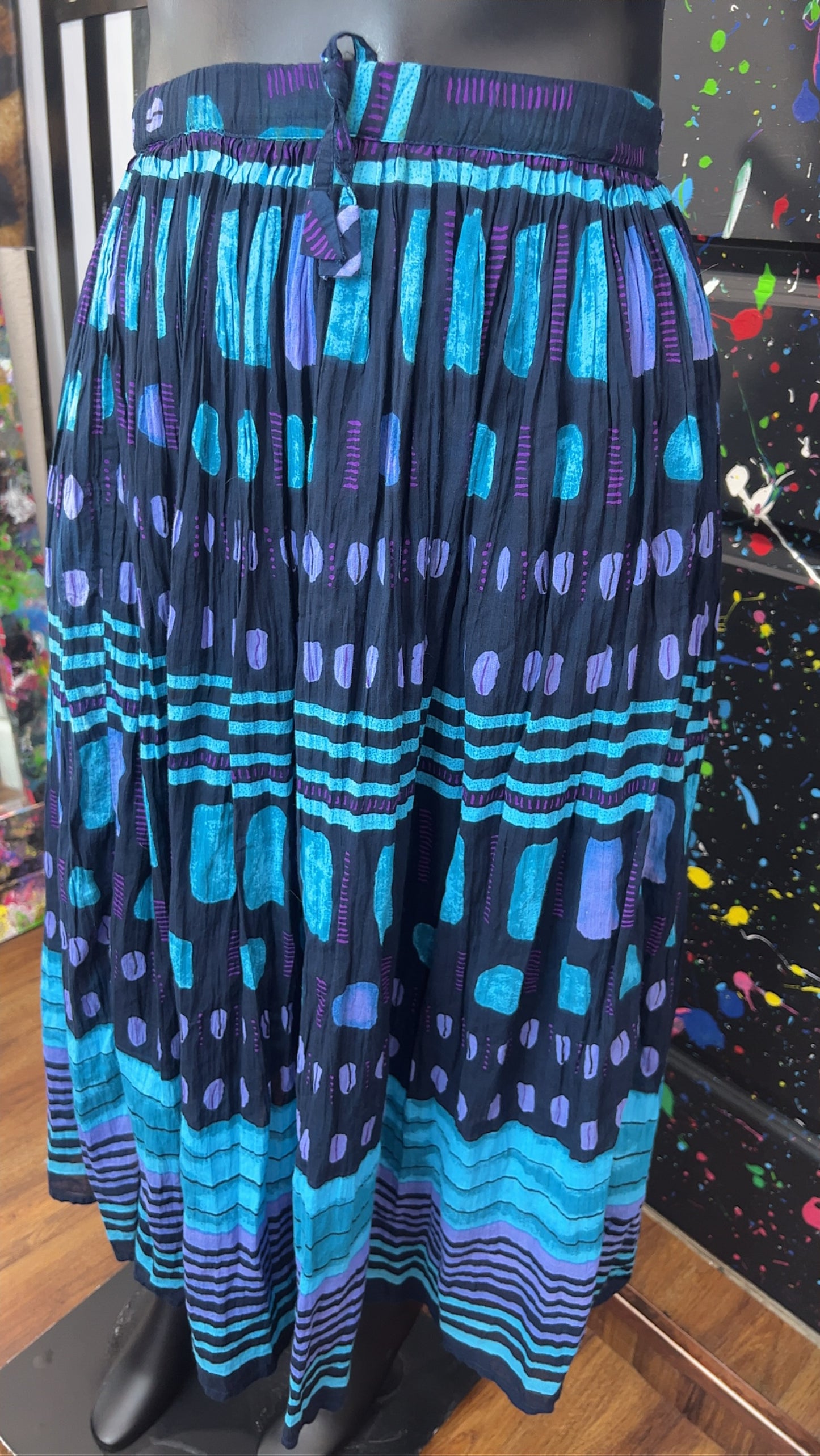 Vintage Rayon Skirt (22)