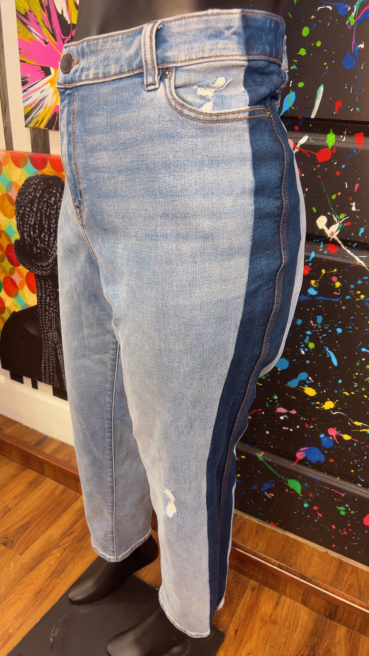 Lane Bryant Two Tone Jeans (24)