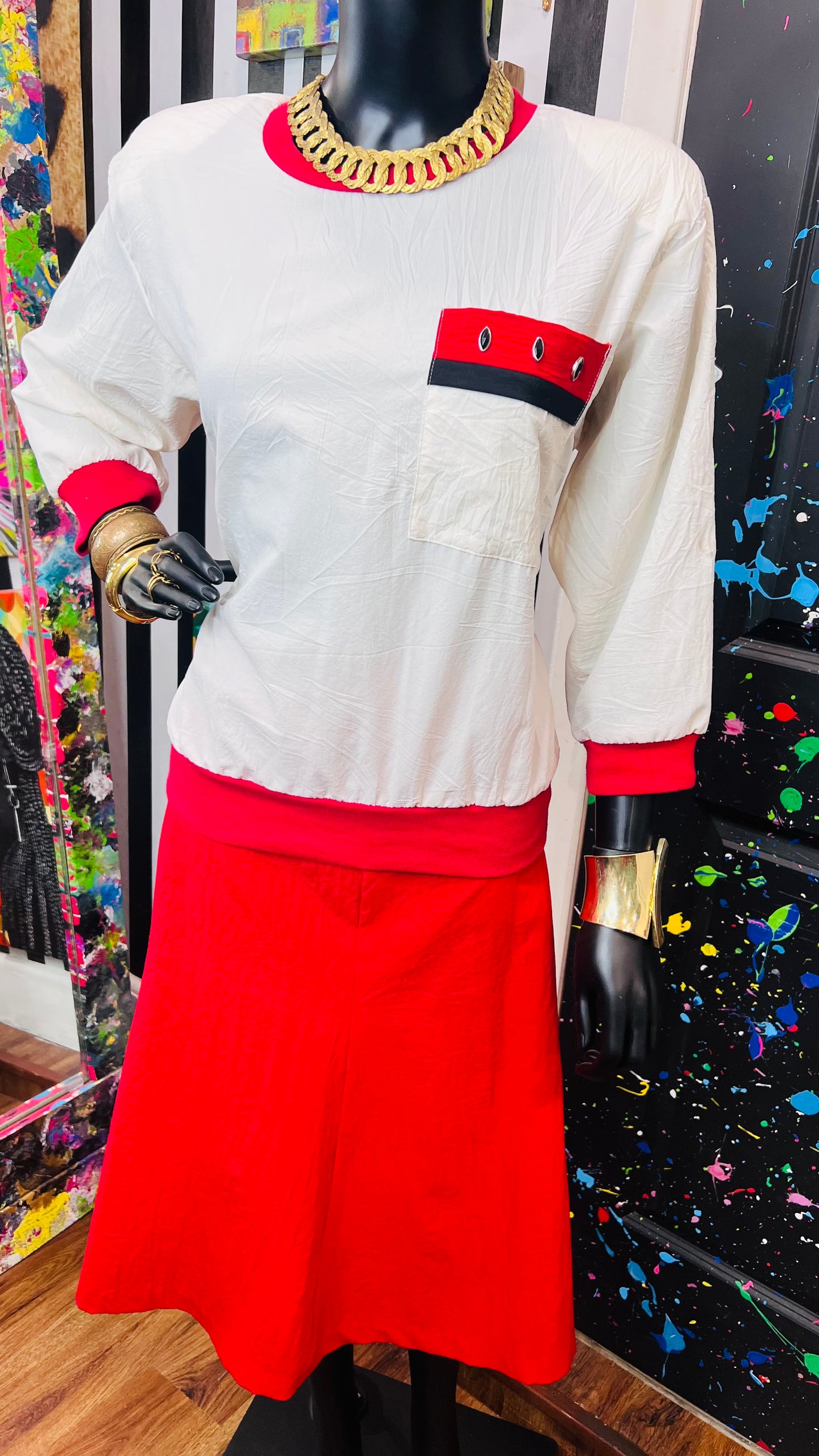 Vintage Teddi Skirt Set (12)