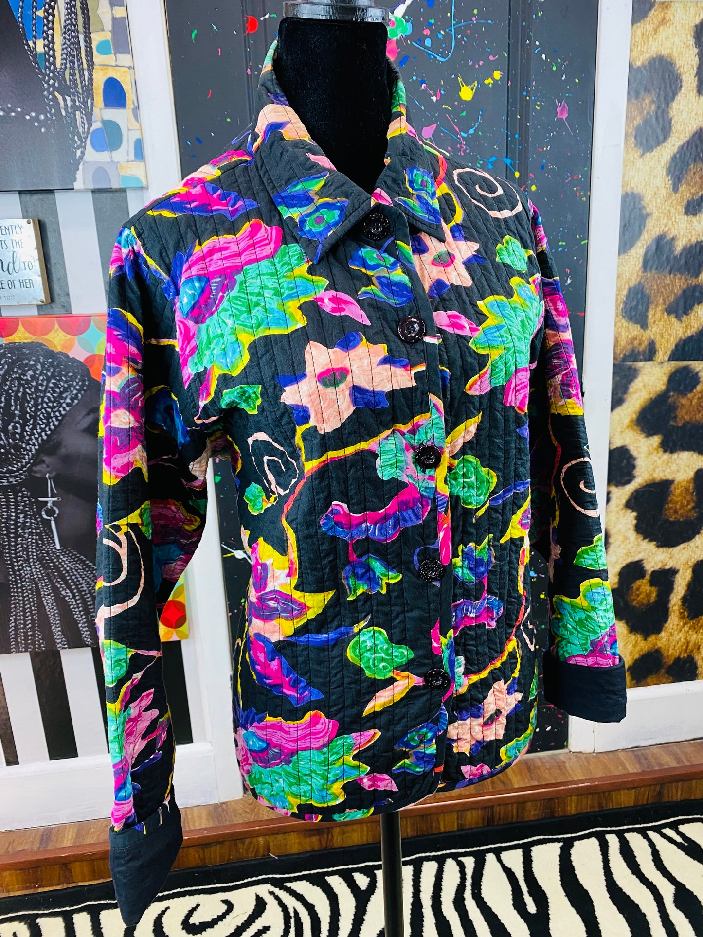 Vintage New Directions Quilted Blazer