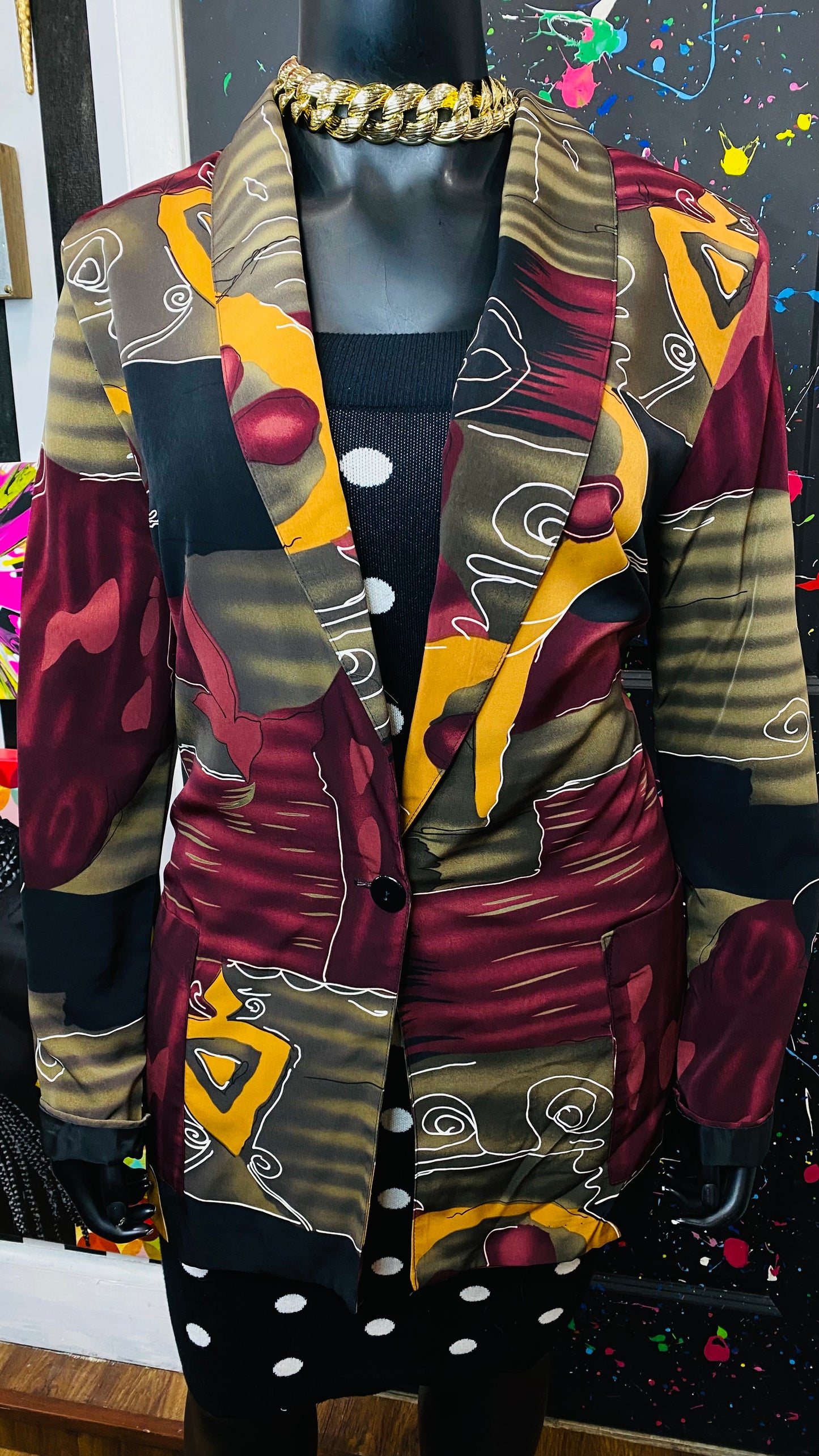 Vintage Abstract Blazer (16)