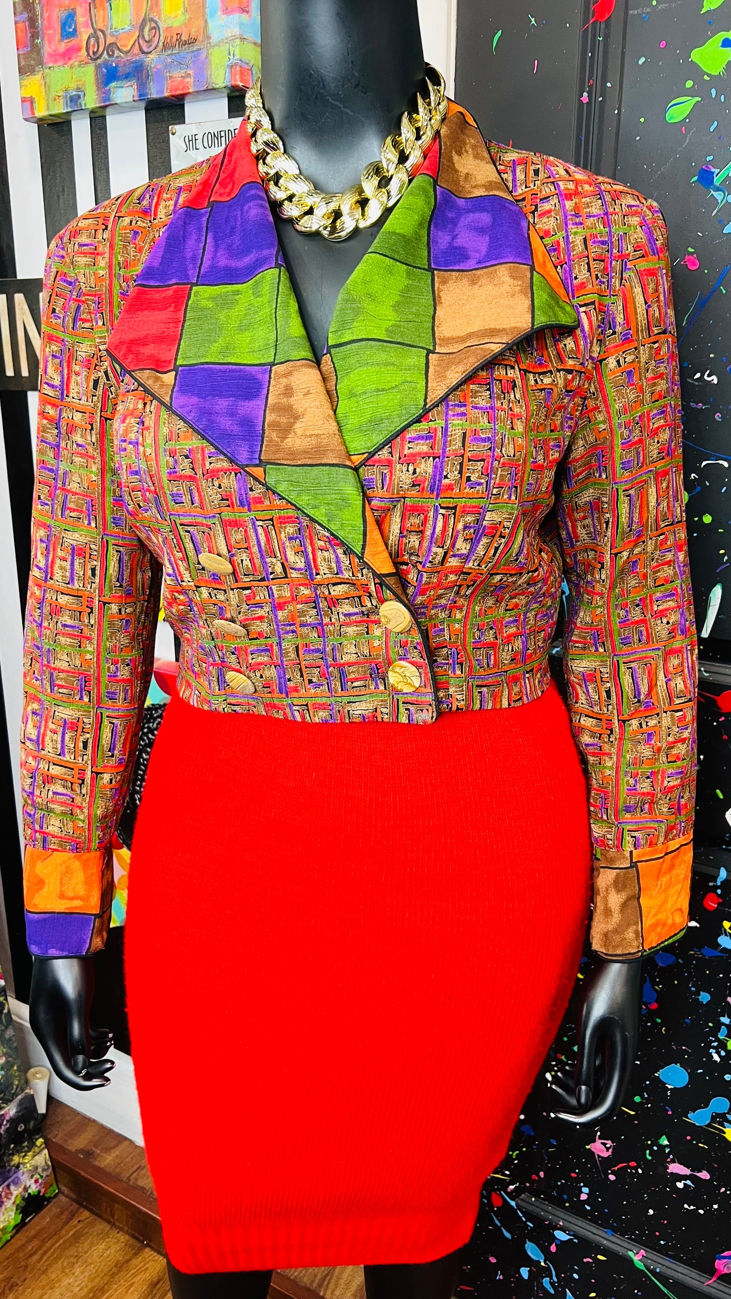 Vintage Platinum Blazer (14)
