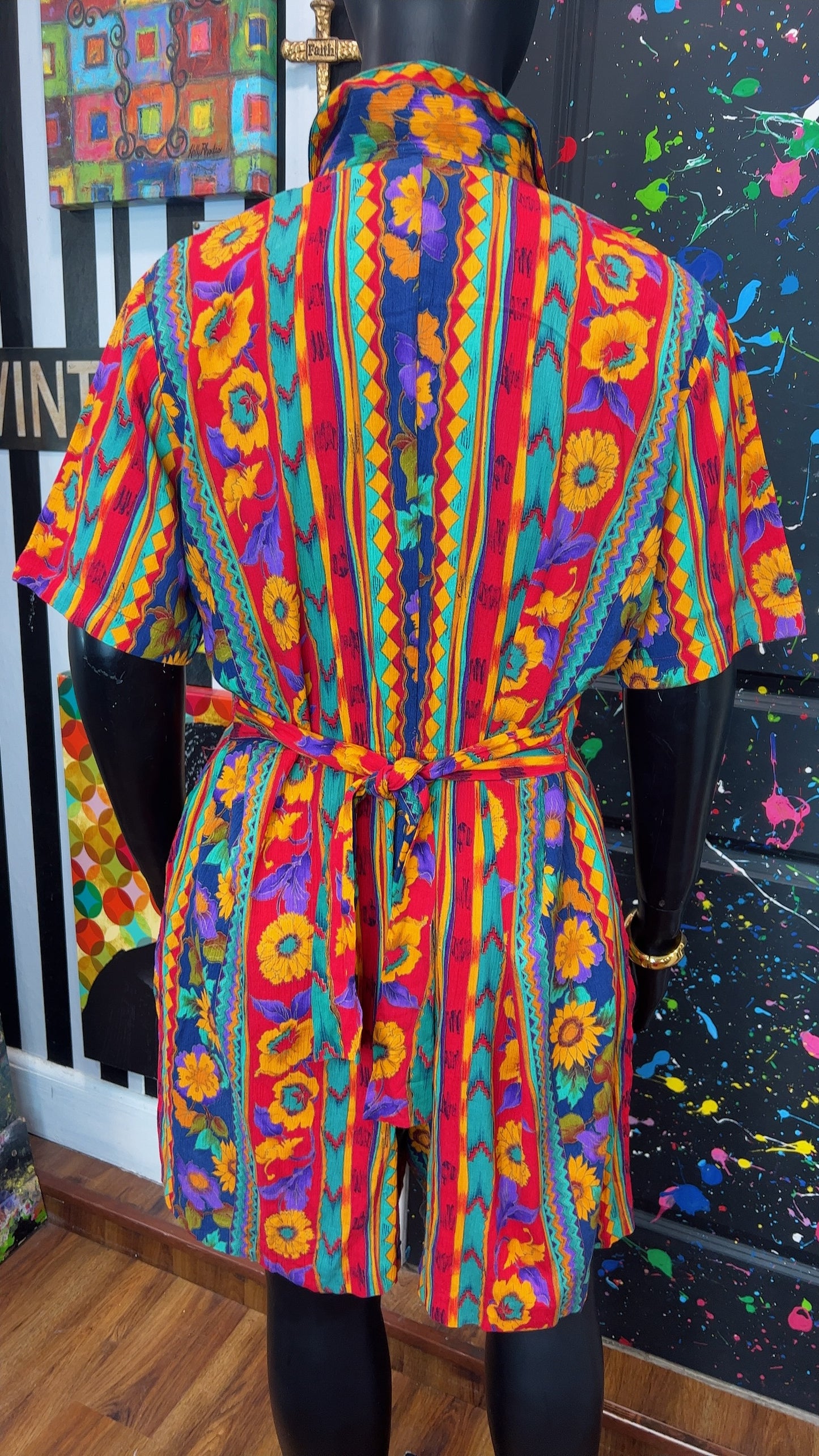 Vintage Floral Rayon Romper (18)