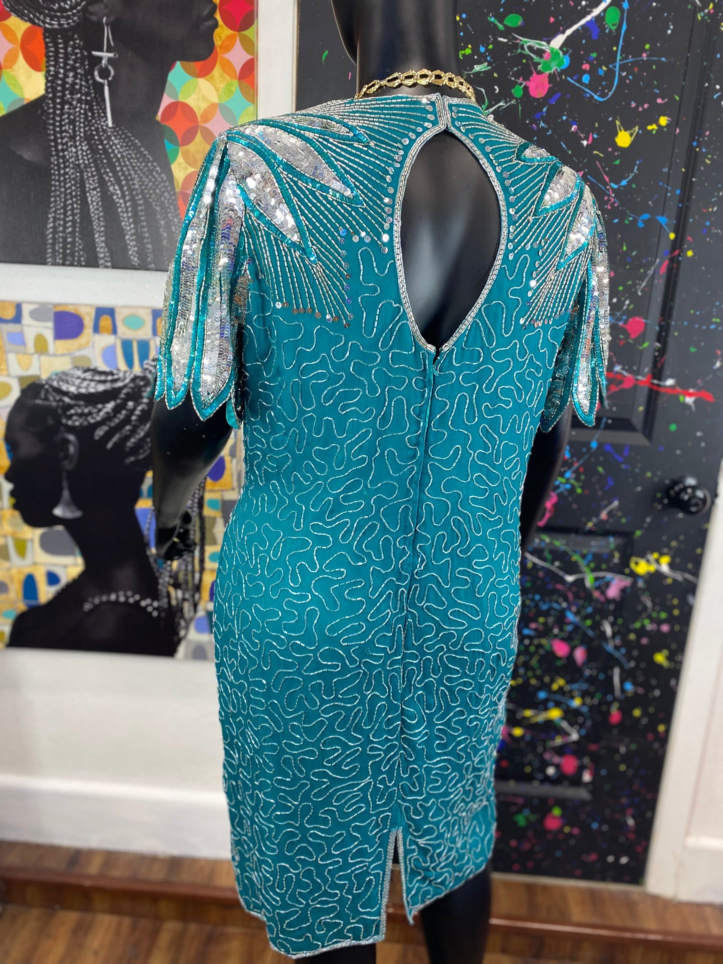 Vintage Sequin Dress