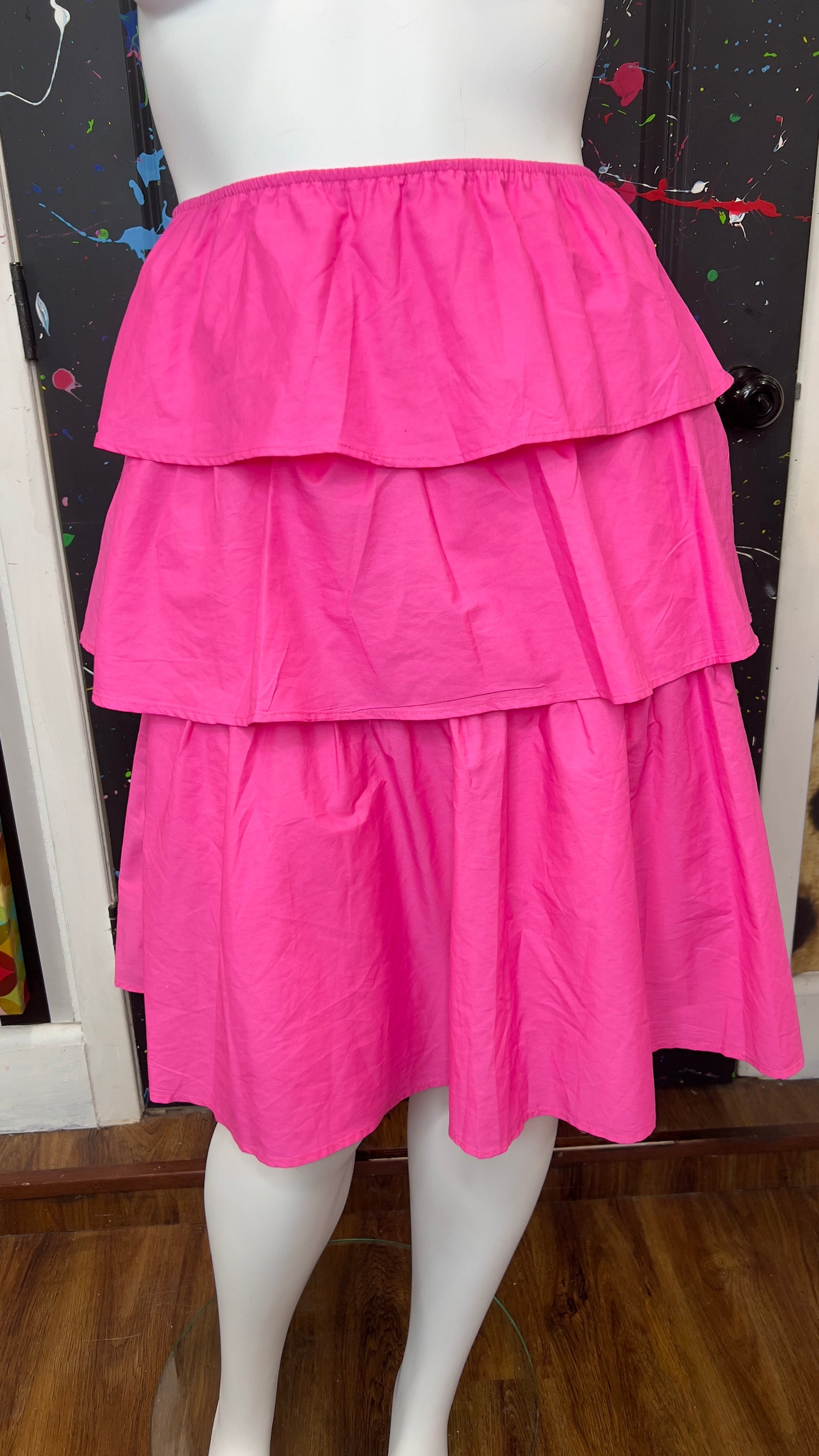 Layered Puffy Pink Skirt (22/24)