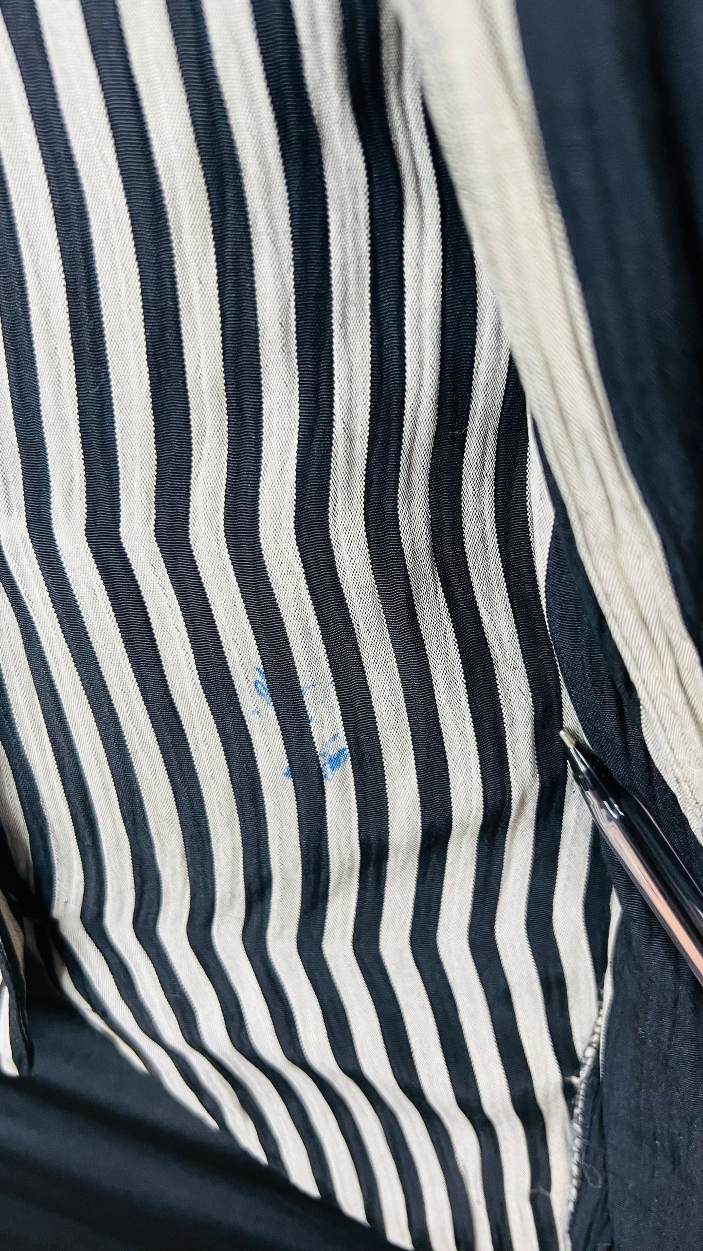 Vintage Striped Blouse w/ Built in Vest (20W)