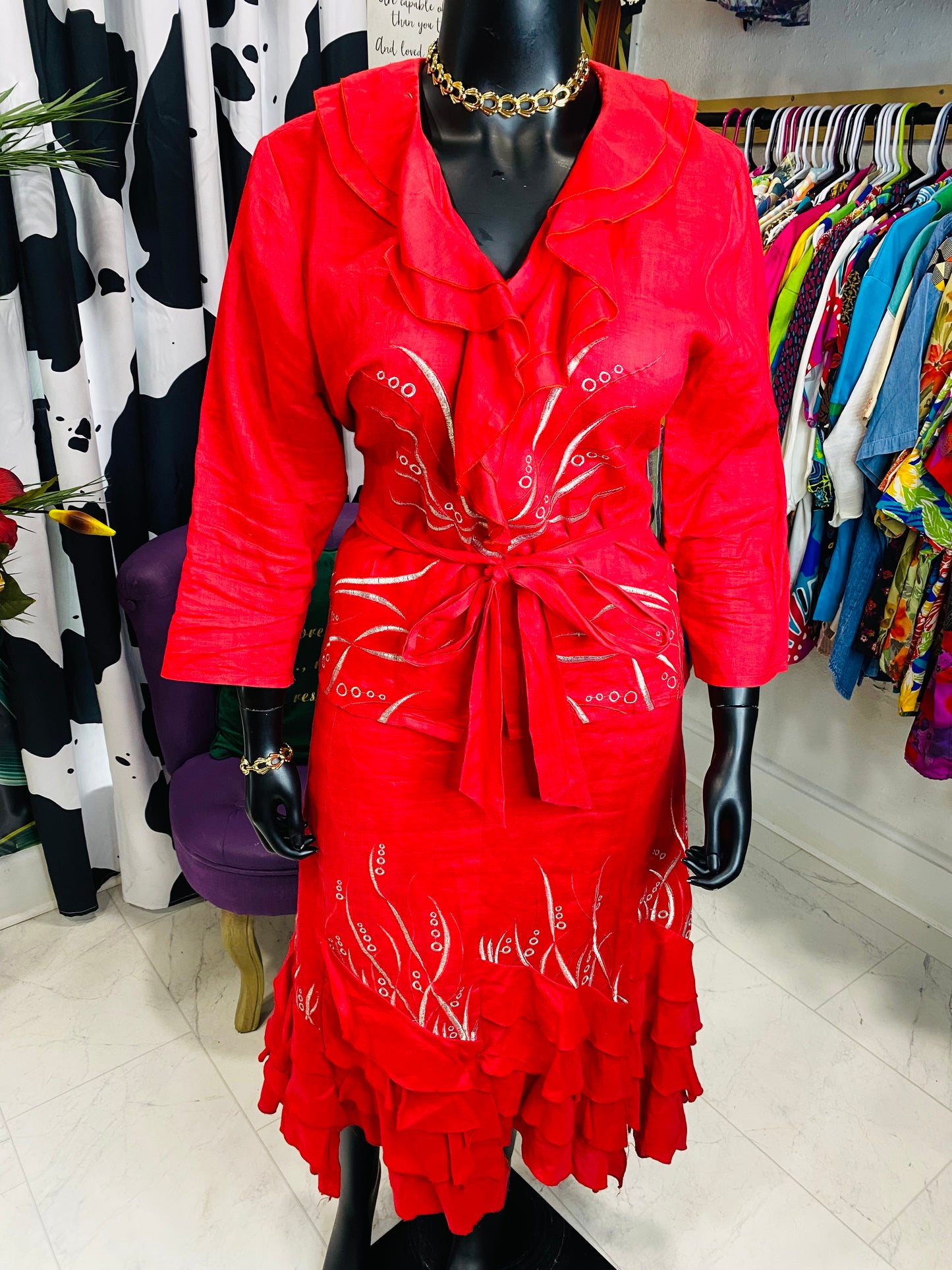 Vintage 3 Piece Skirt Set