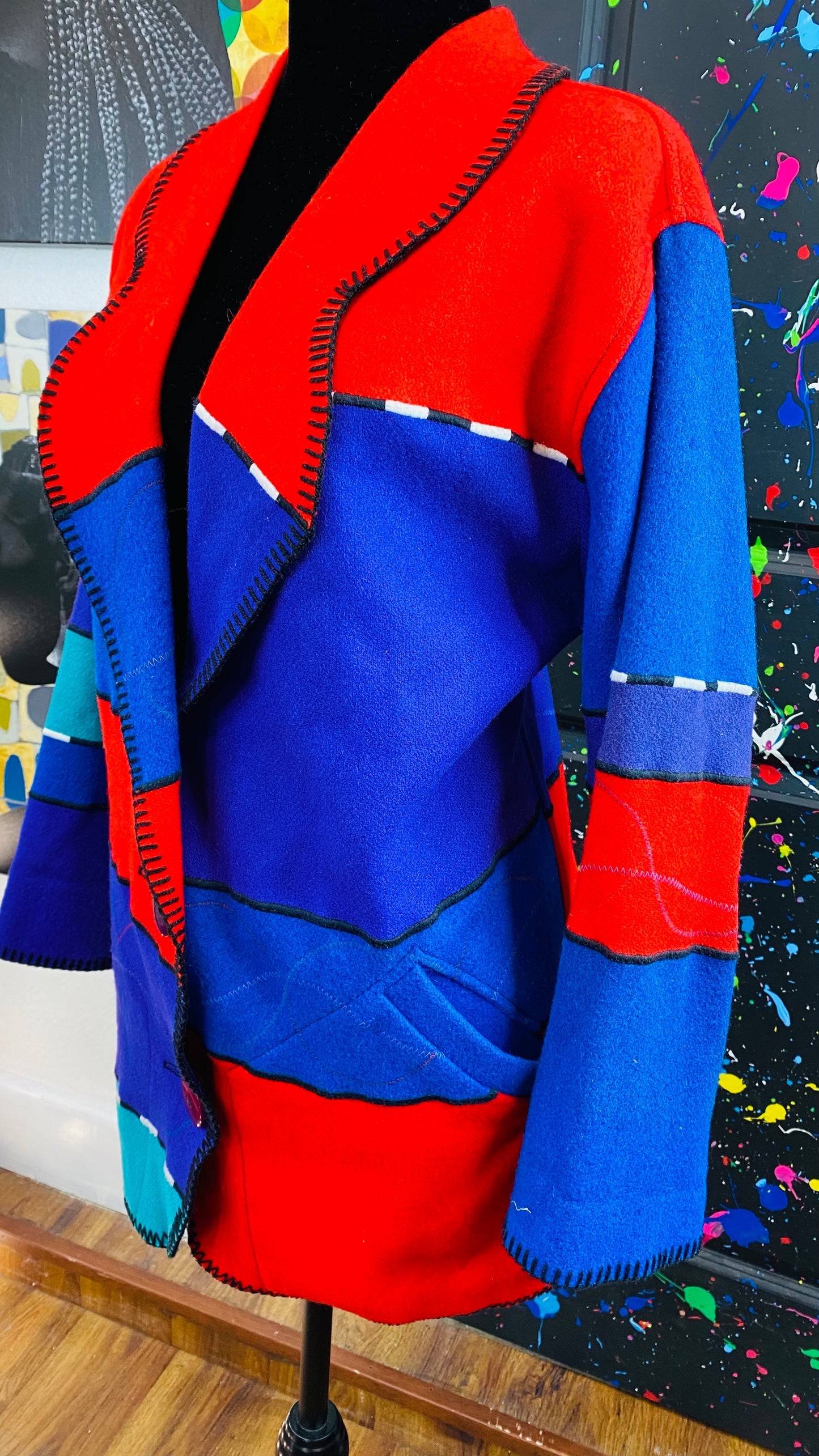 Vintage Striped Colored Jacket