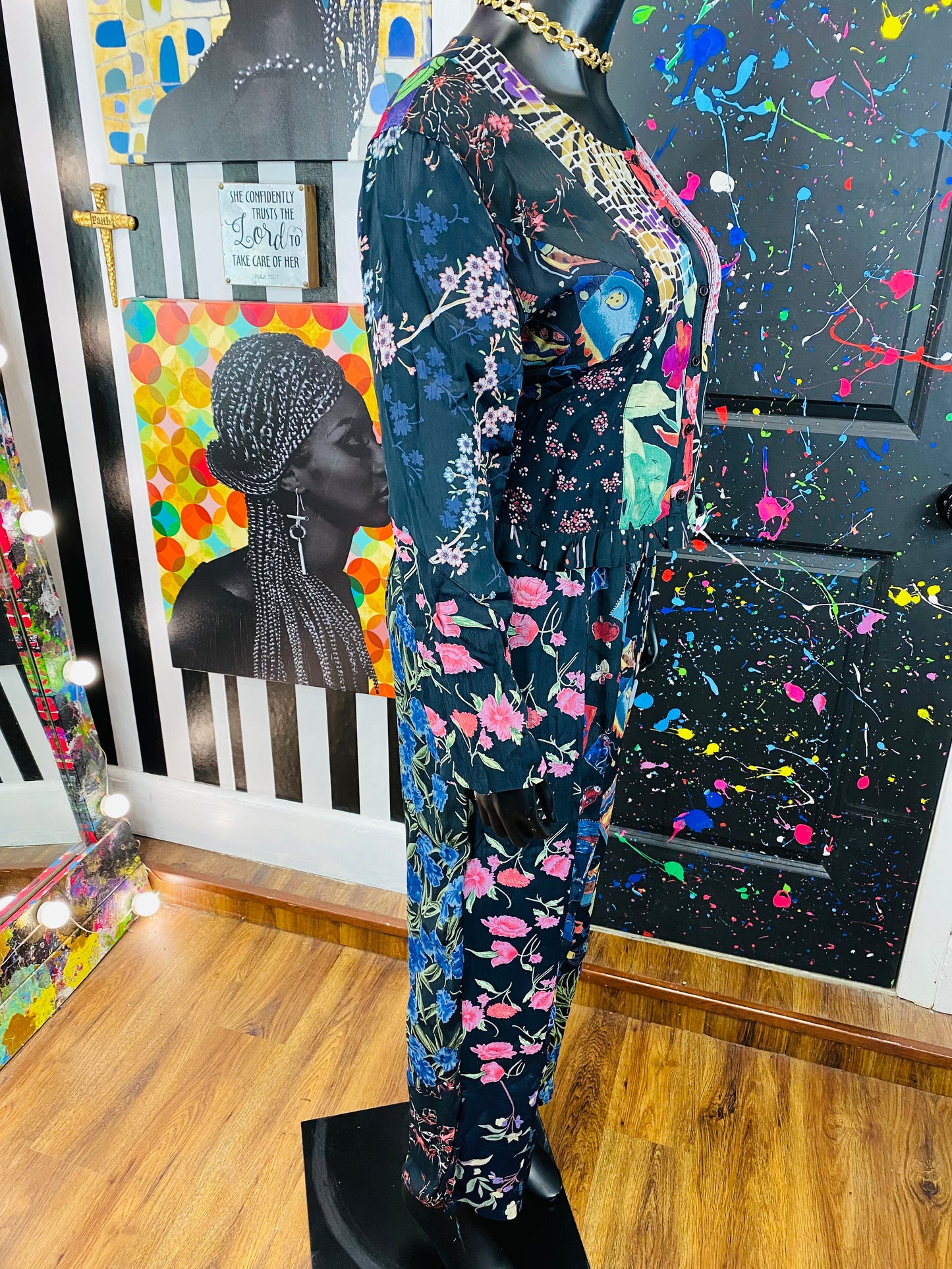 Vintage Scared Threads Pants Set