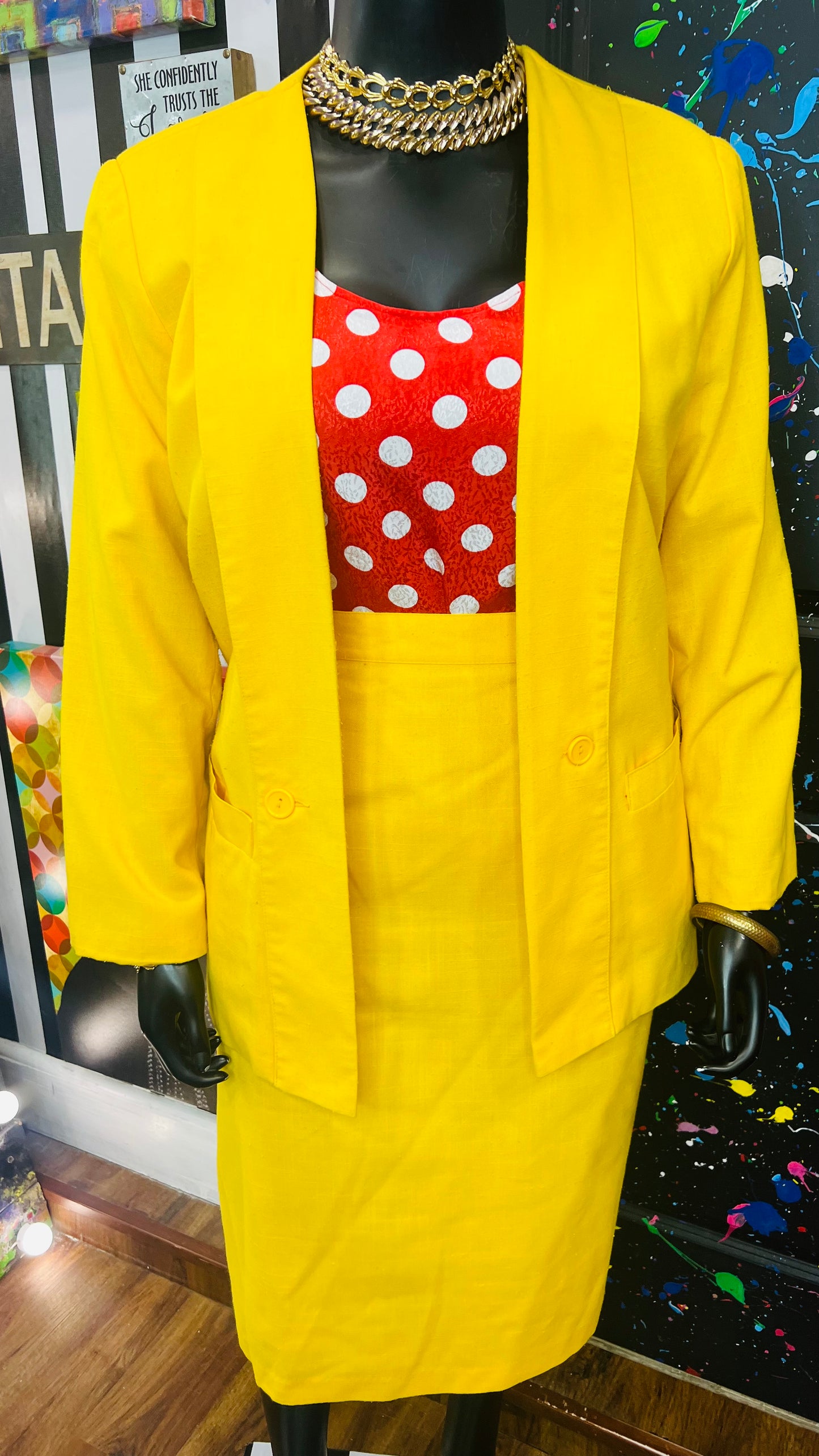 Vintage Diana Marco Suit (22W)