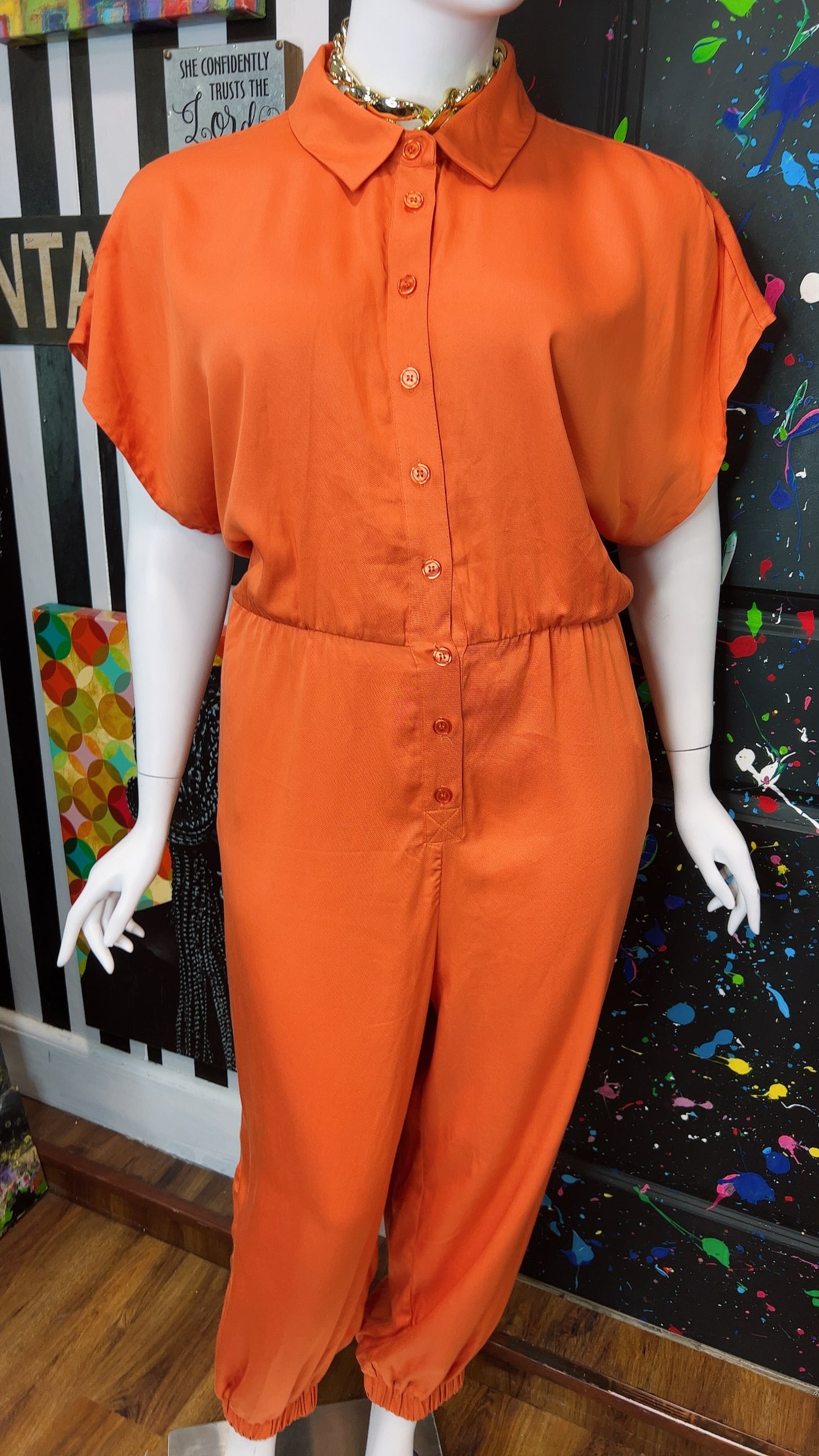 Eloquii Orange Jumpsuit (24)