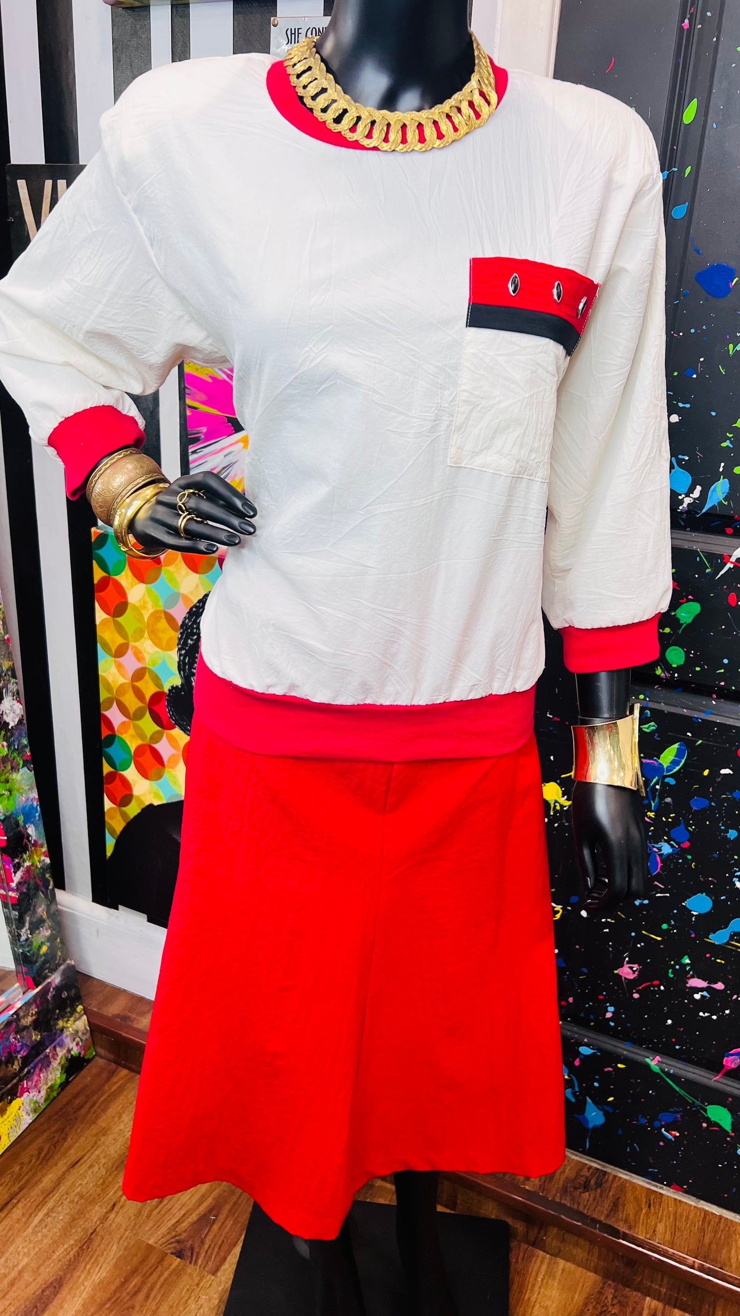 Vintage Teddi Skirt Set (12)