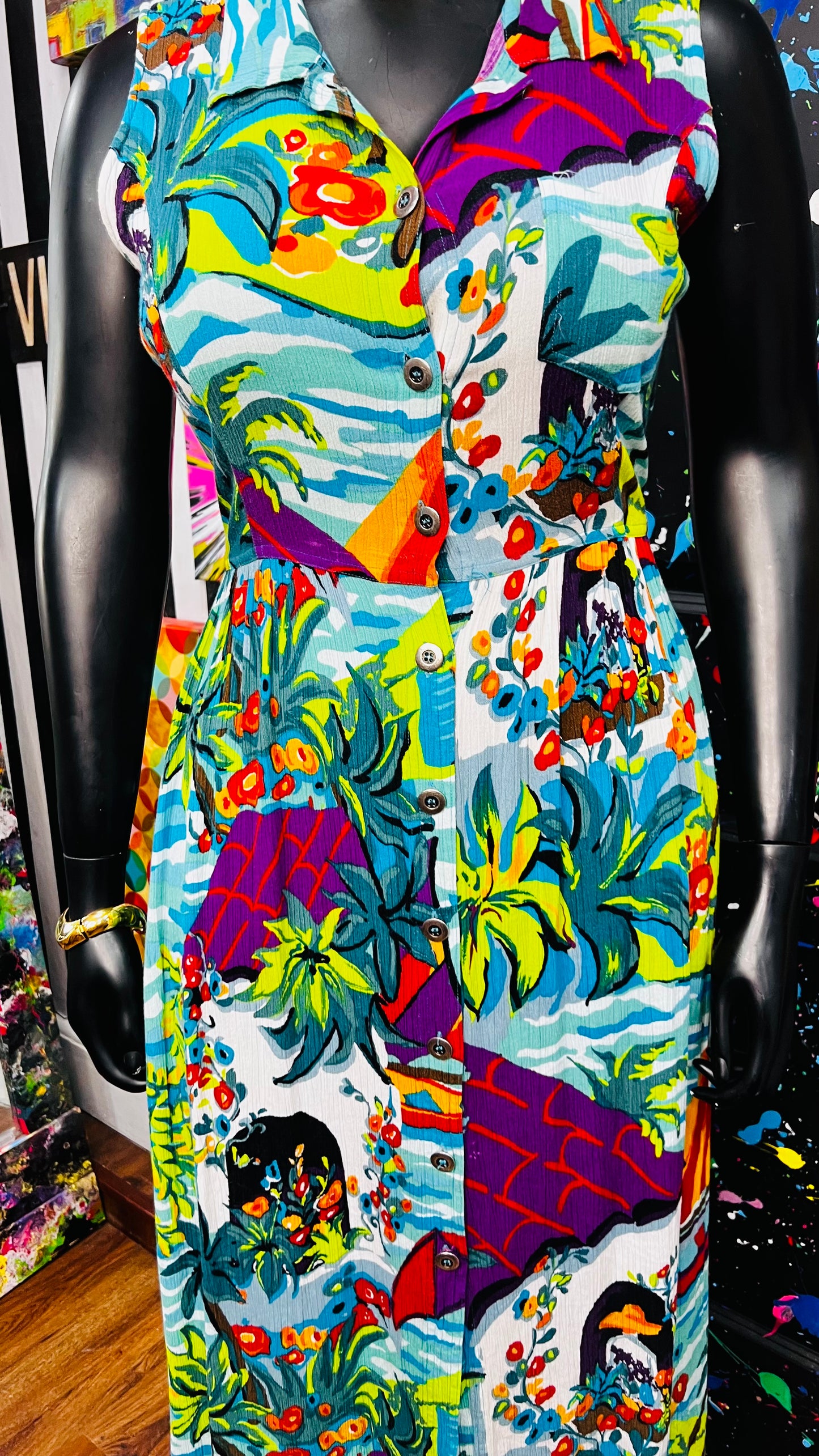 Vintage Carole Little Dress Duster (14/16)