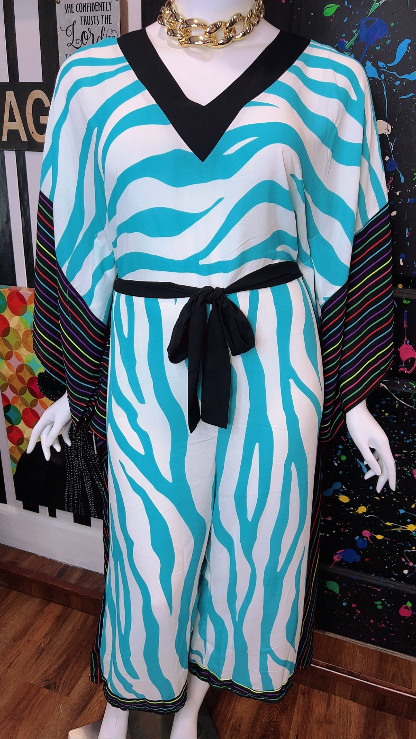 Ashley Stewart Striped Jumpsuit (18/20)