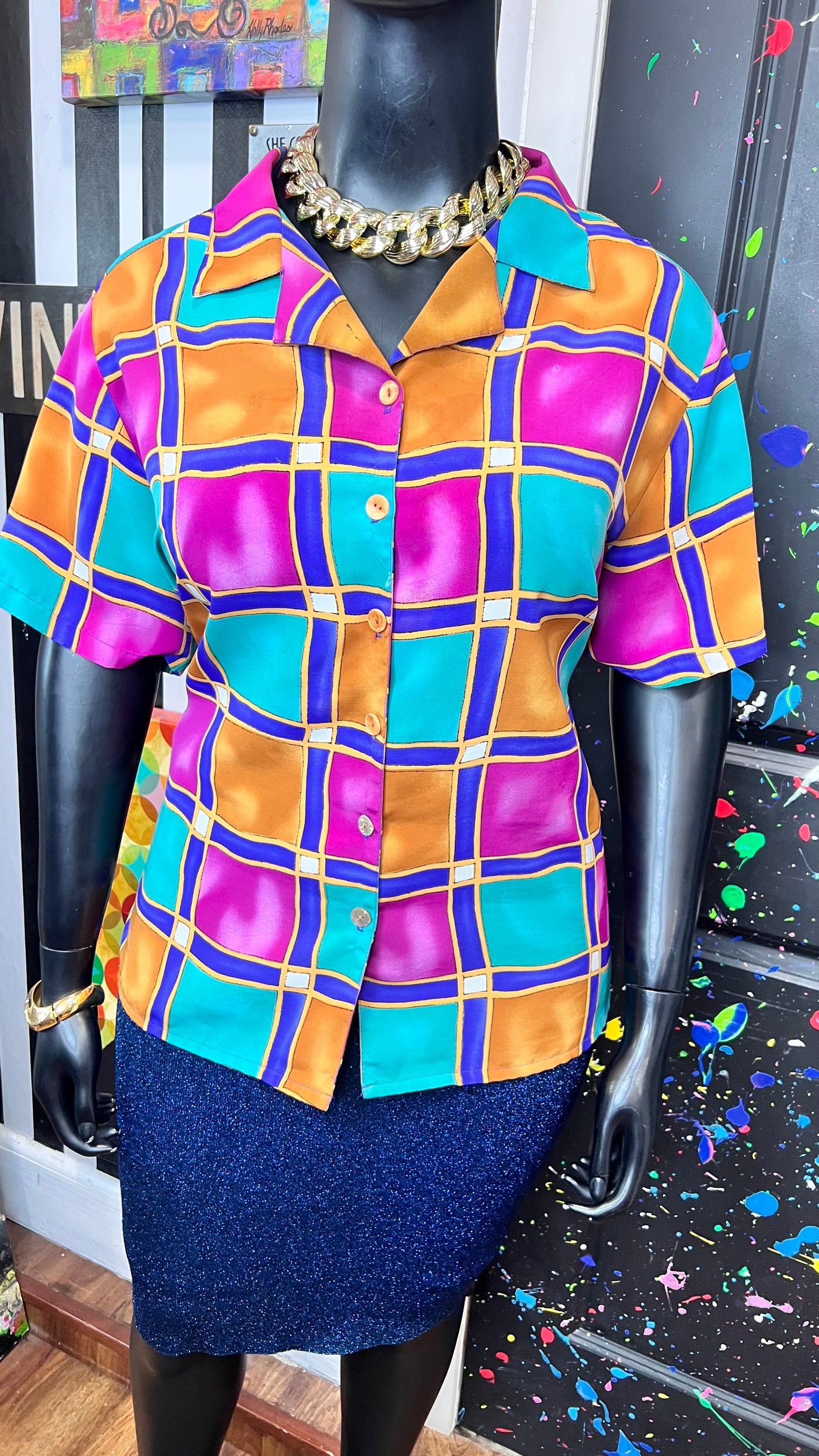 Vintage Block Blouse (20)