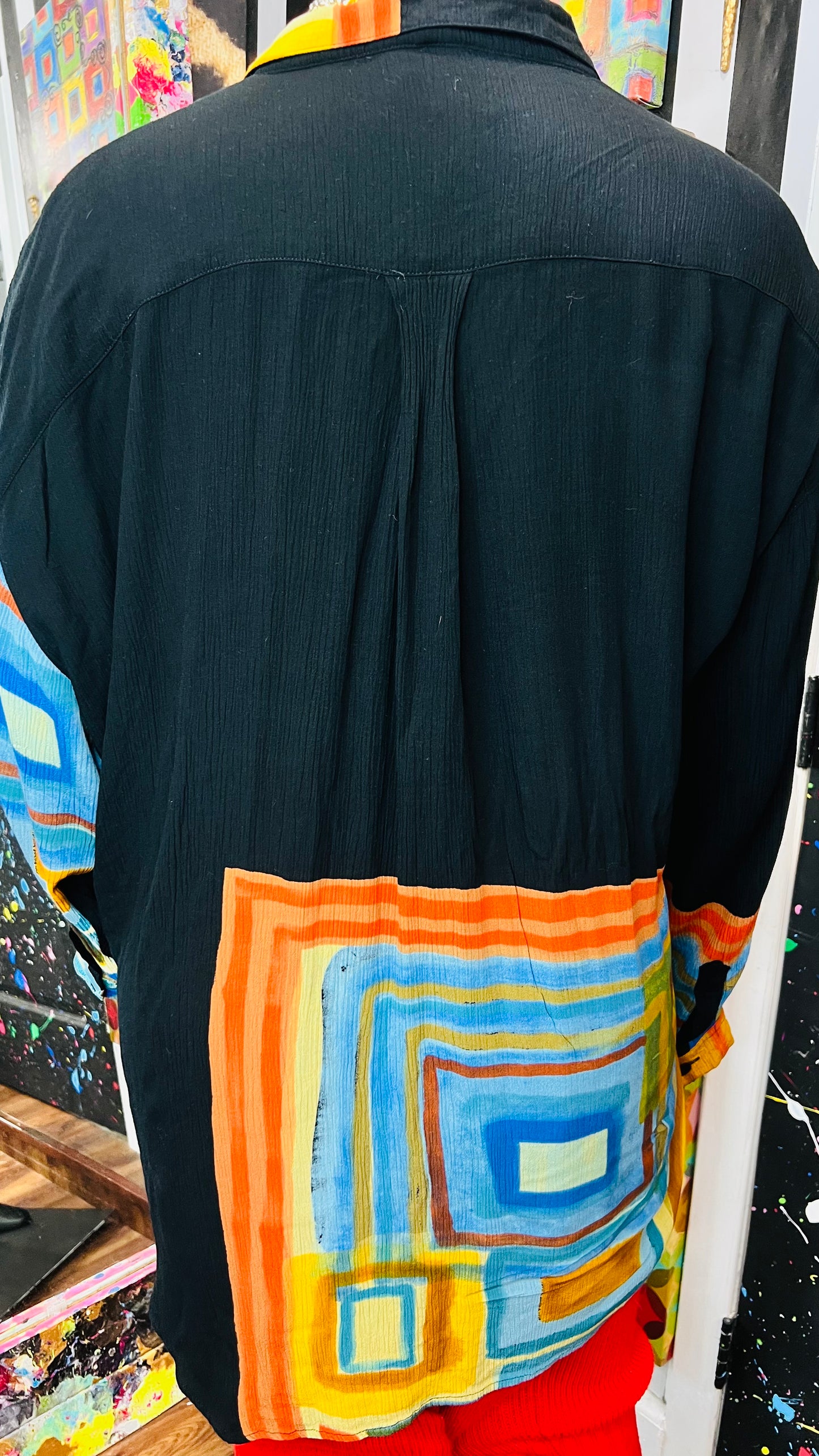 Vintage Rayon 90’s Blouse (24/26)