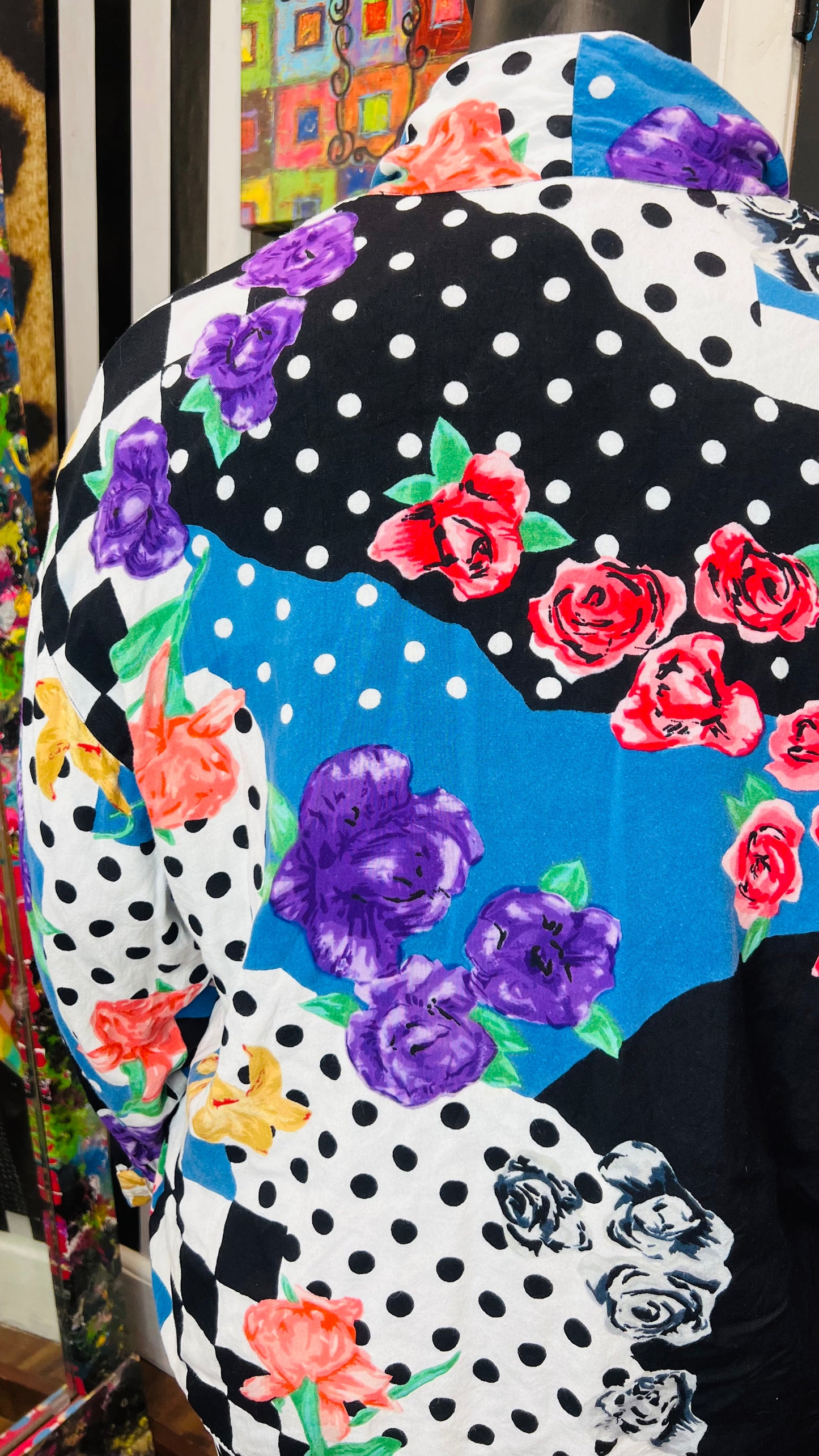 Vintage Abstract 80’s/90’s Blouse (16)