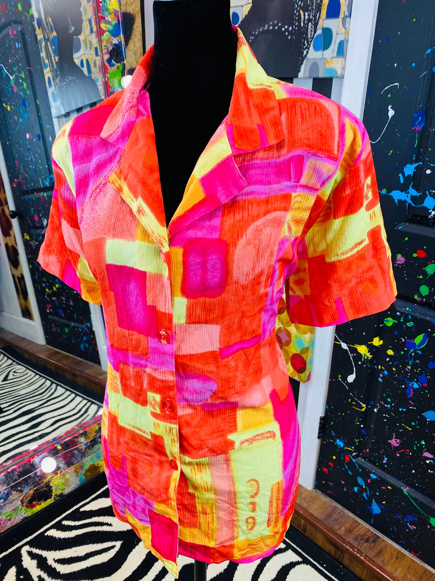 Vintage Erin London Short Sleeve Blouse