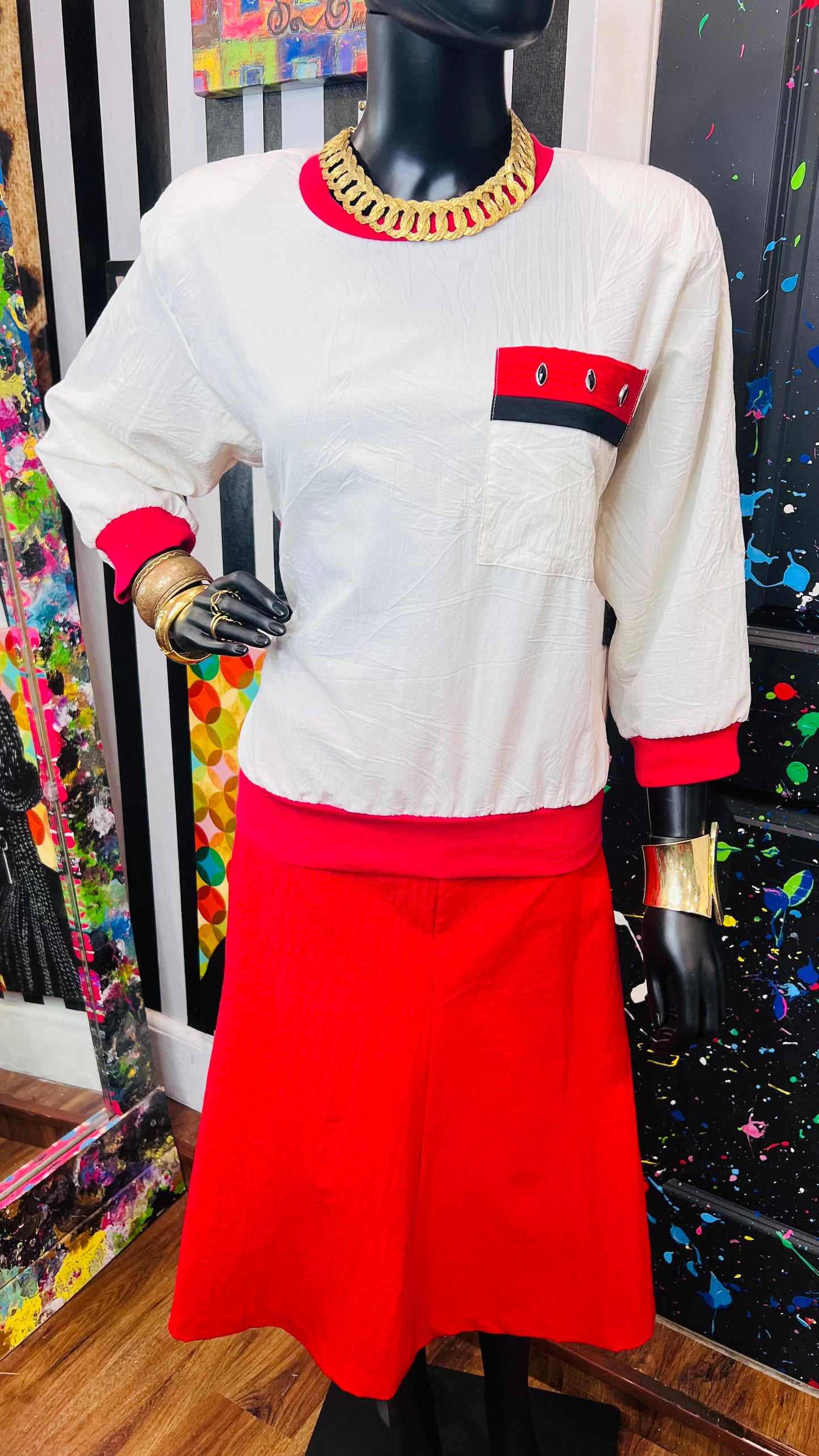 Vintage Teddi Skirt Set (12)