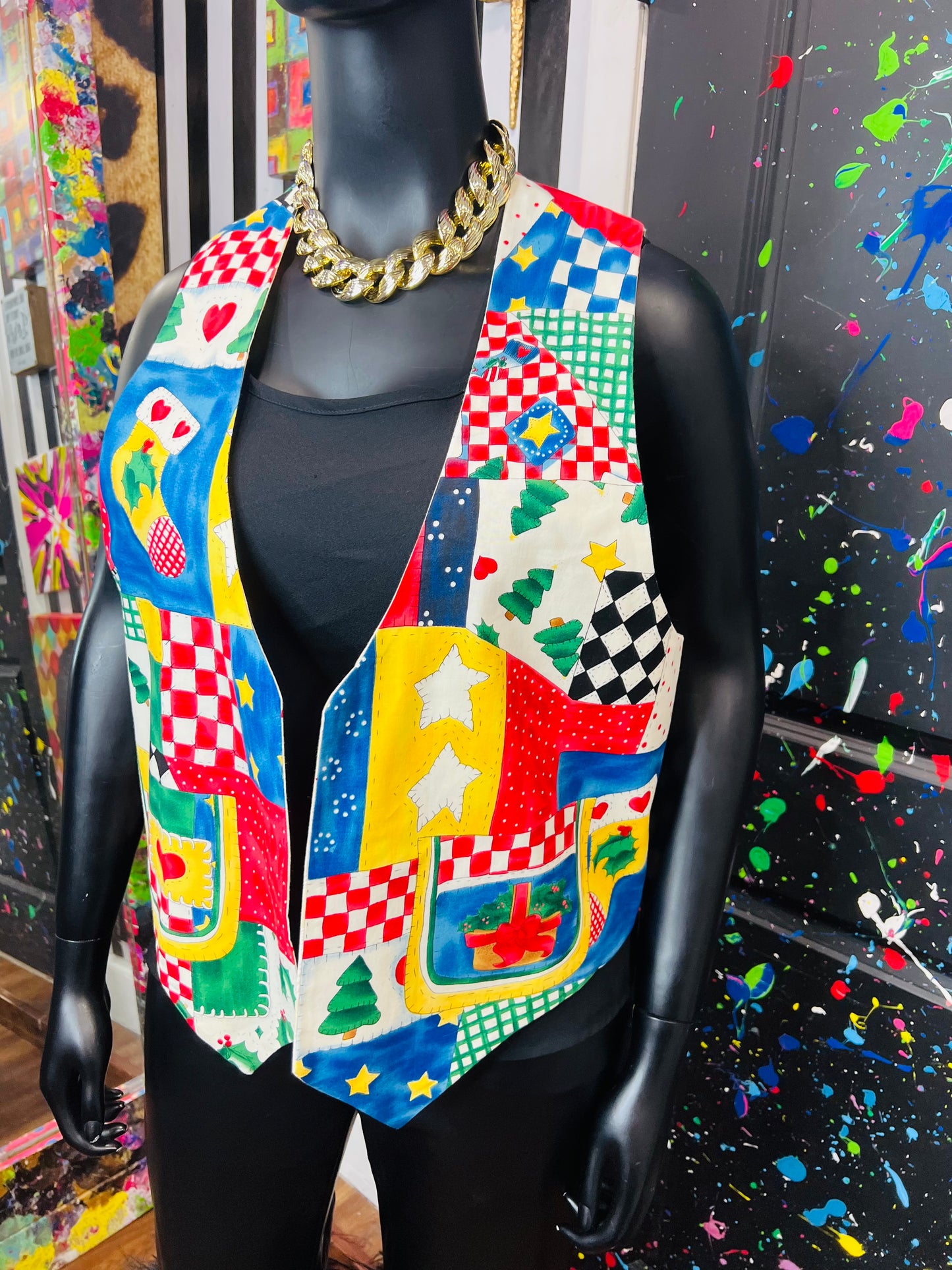 Vintage Festive Vest (16)