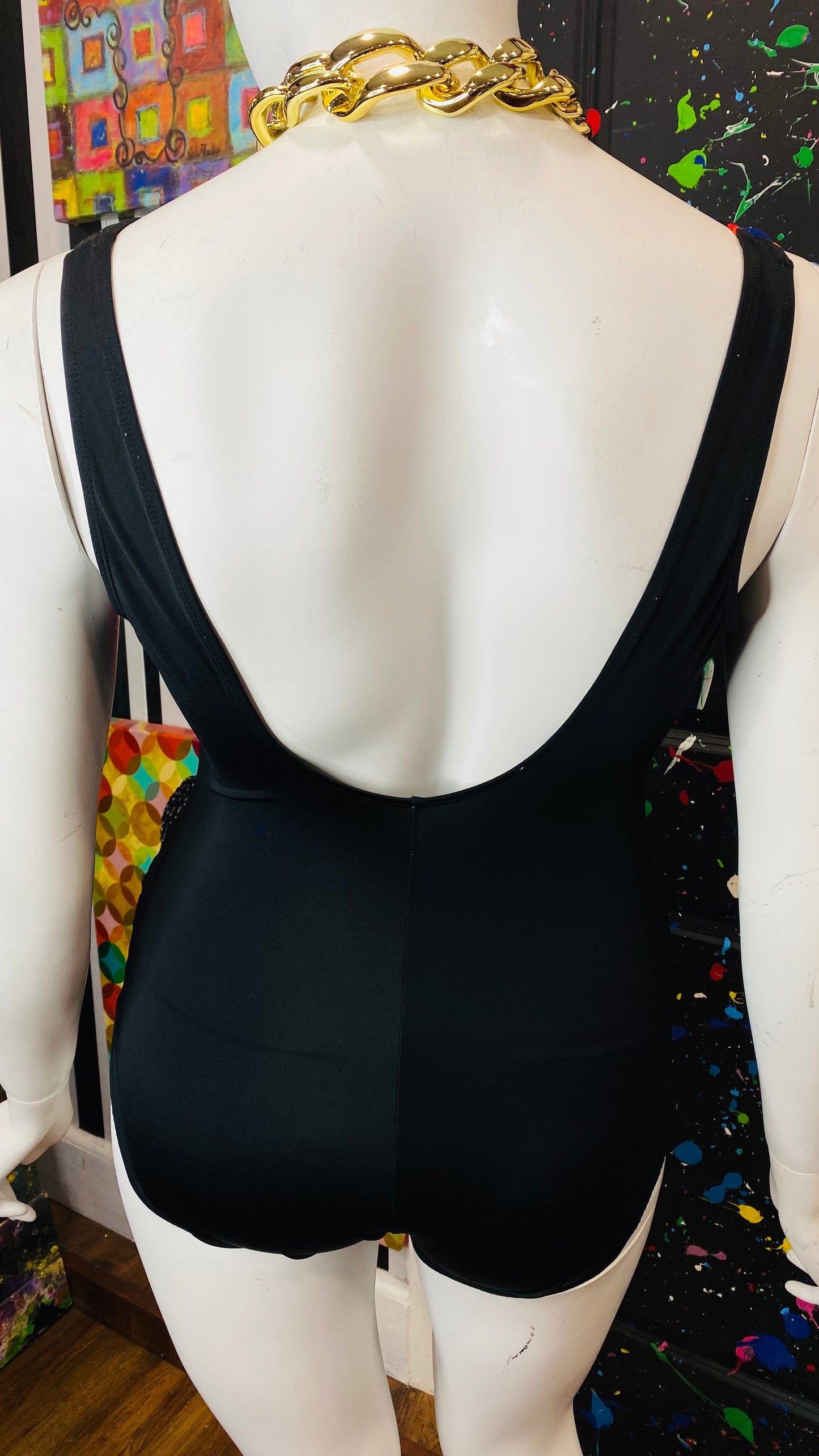 Vintage Vibrant Floral Swimsuit (16/18)