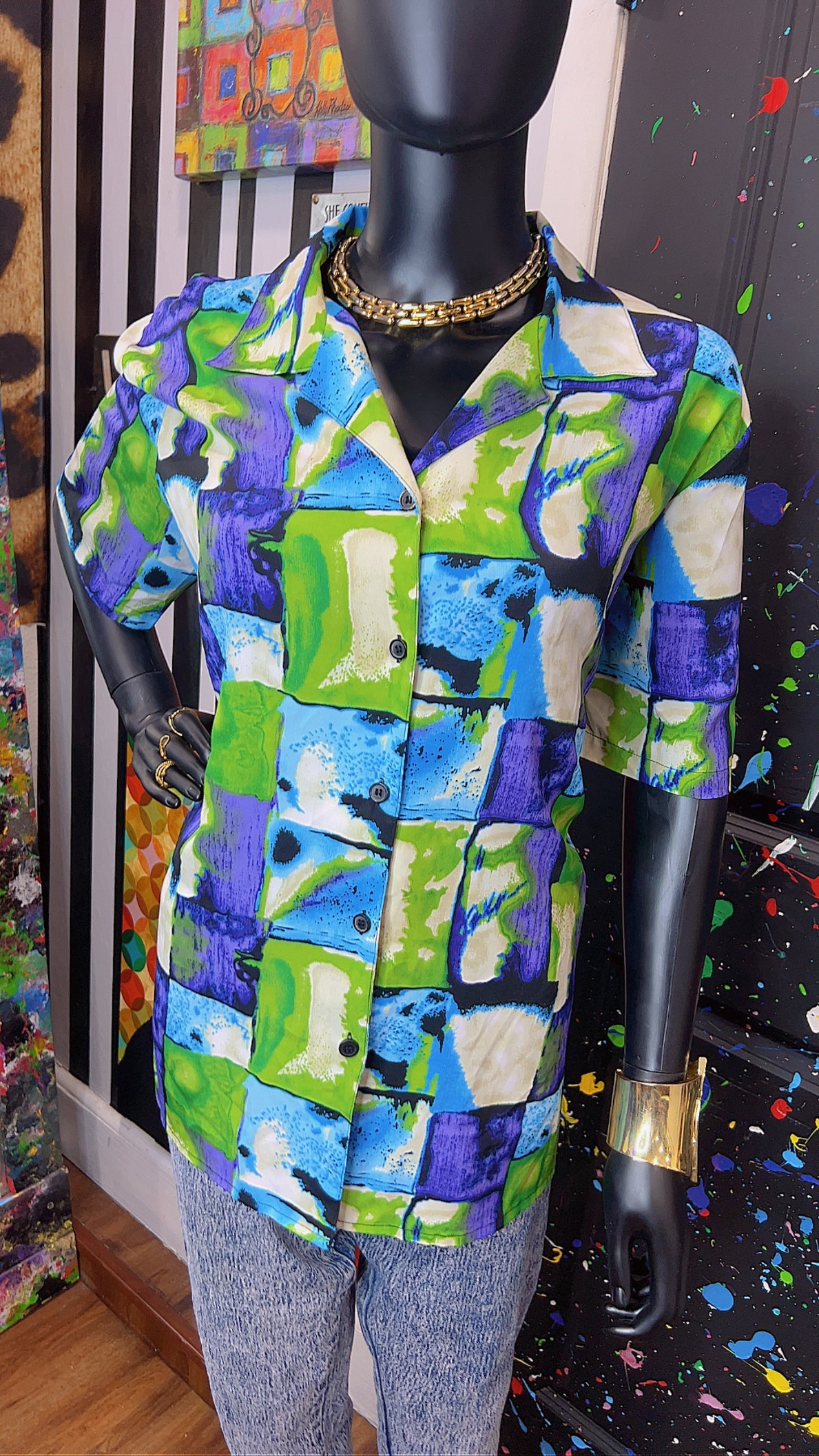 Vintage Block Blouse (18)