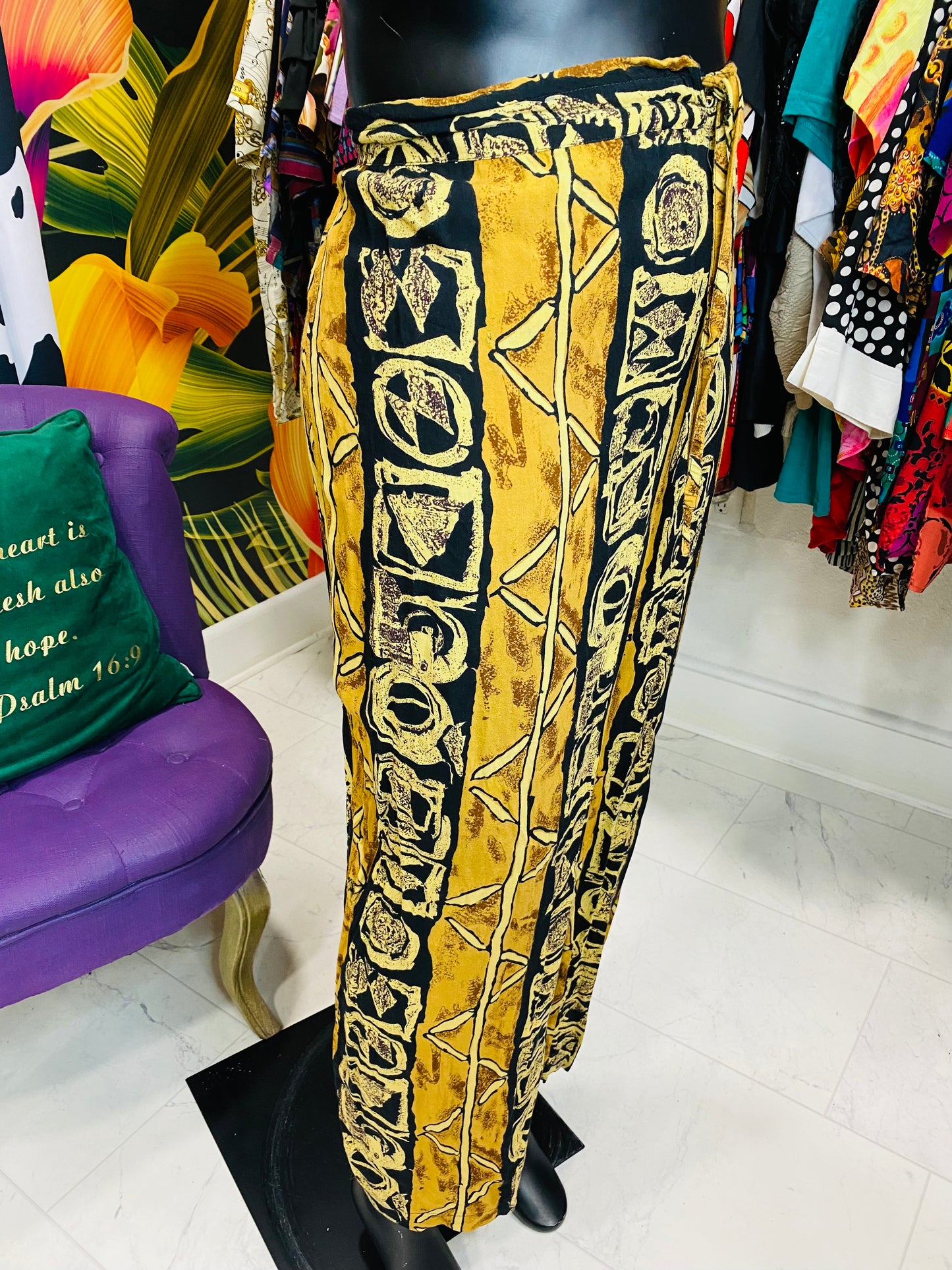 Vintage Tribal Print Pants