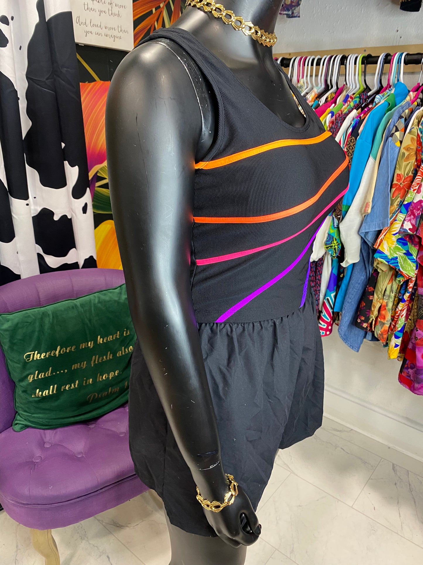 Vintage Beach Cabana Swimsuit