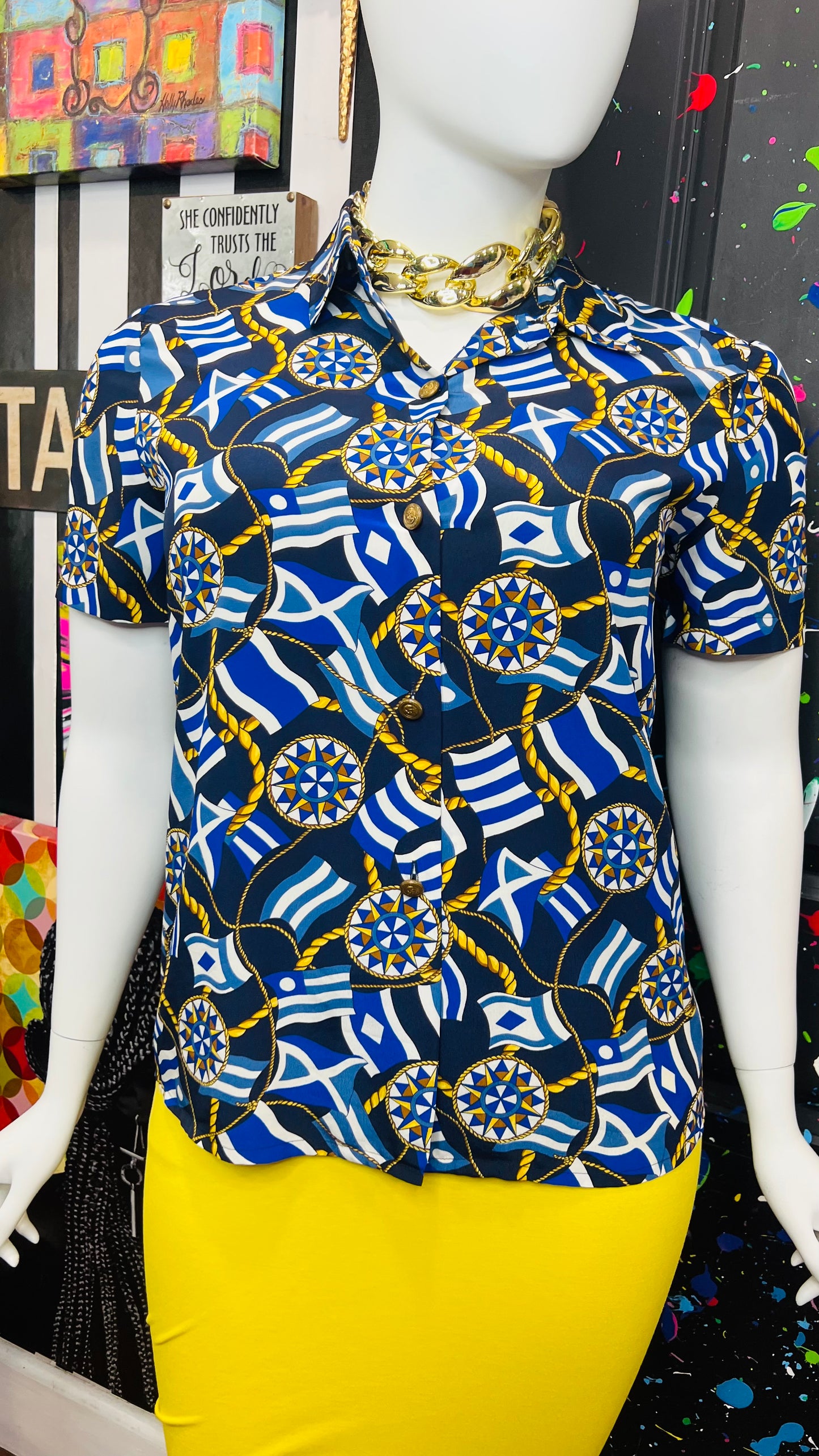 Vintage Nautical Blouse (14)