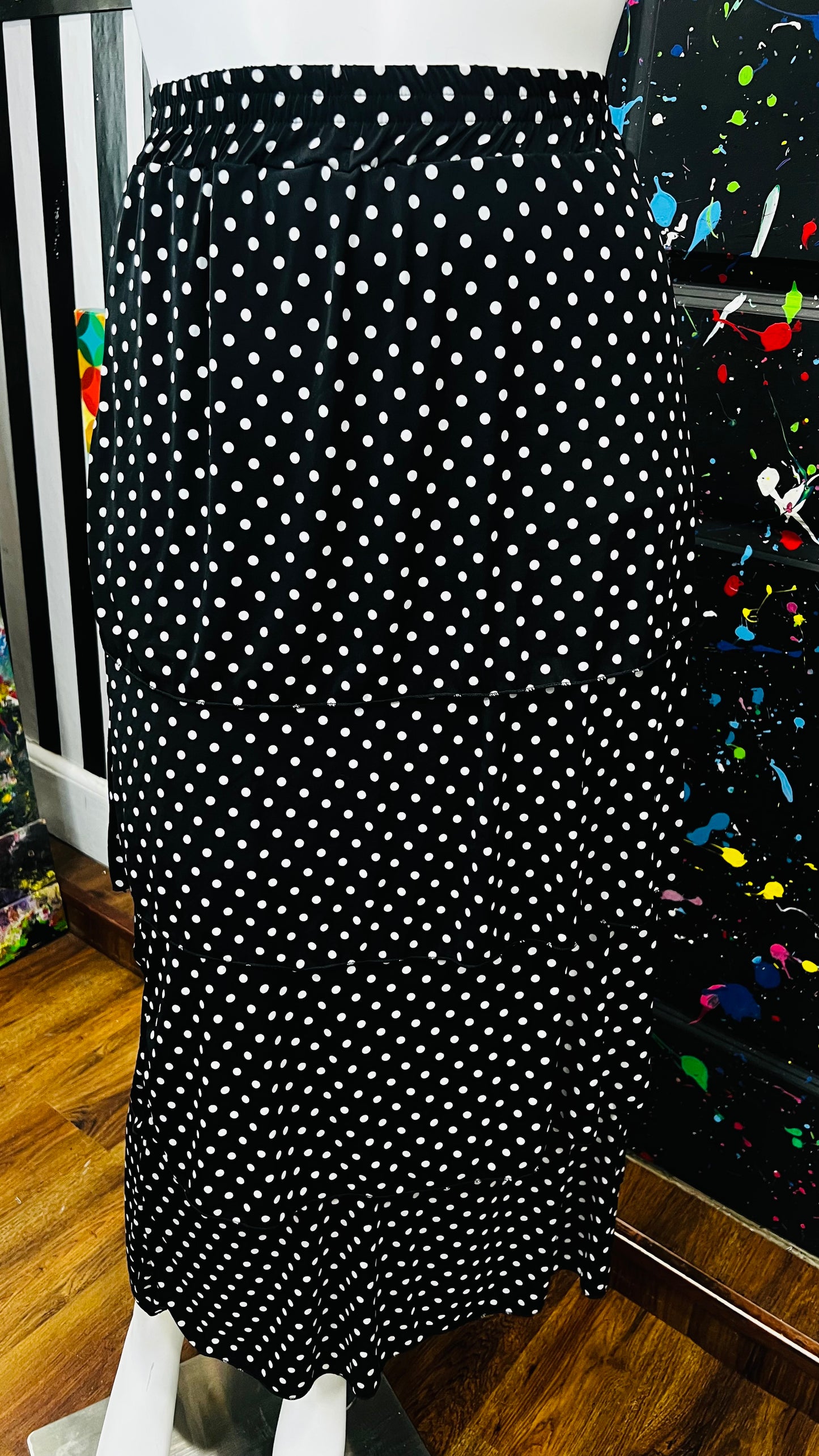 Black & White Layered Skirt (16/18)