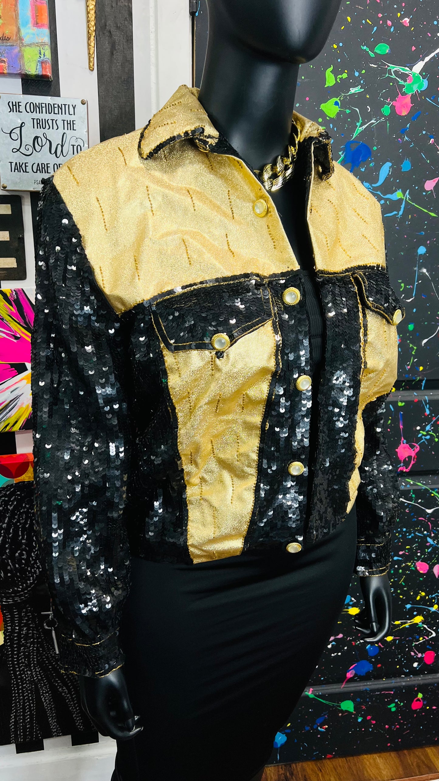 Vintage Modi Sequin Jacket (16)