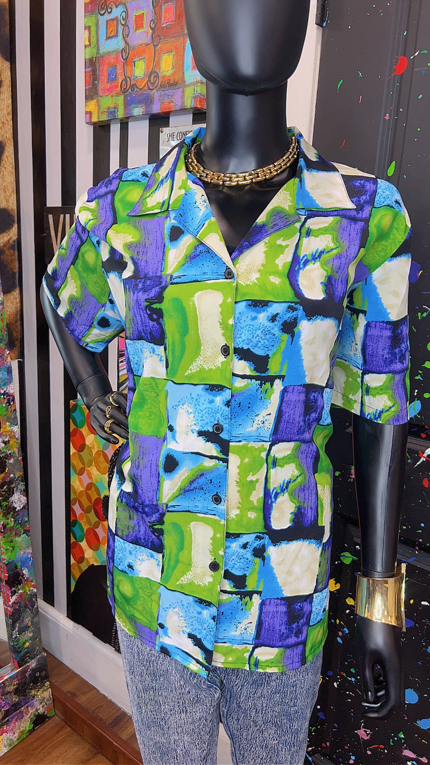 Vintage Block Blouse (18)