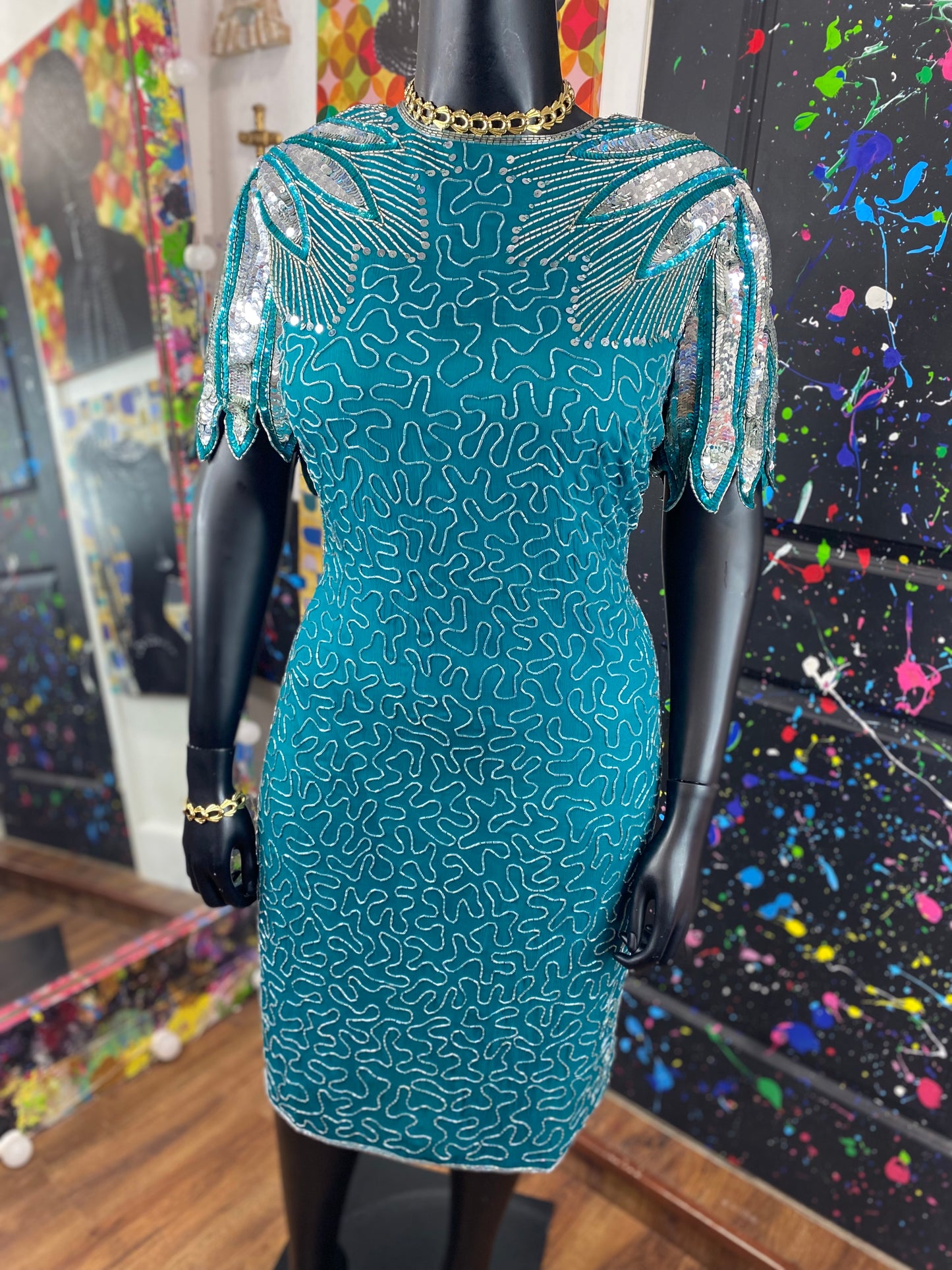Vintage Sequin Dress