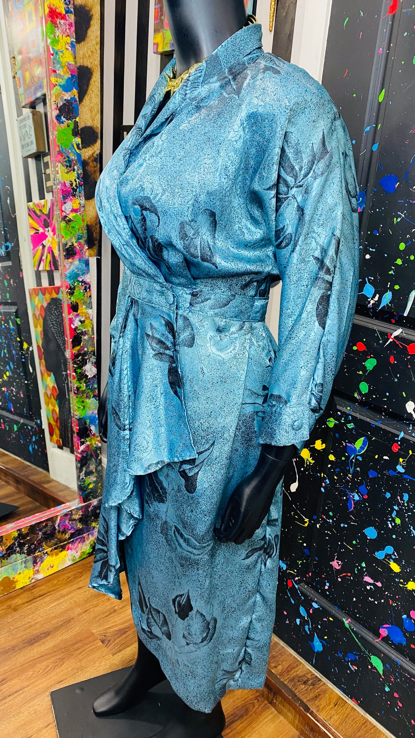 Vintage Floral 90’s Party Dress (14/16)