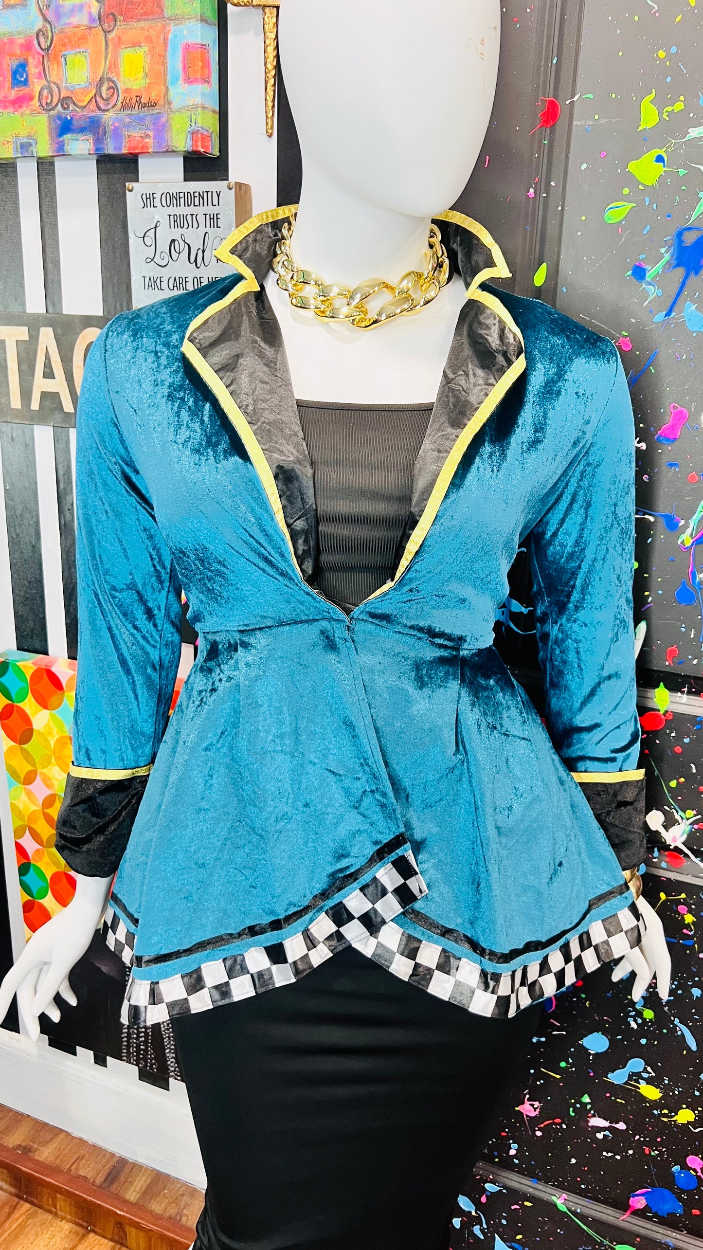 Teal & Gold Blazer (16)