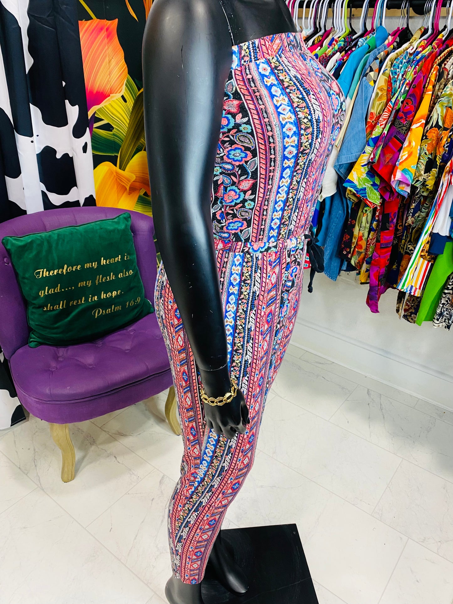 Vintage Sleeveless Jumpsuit