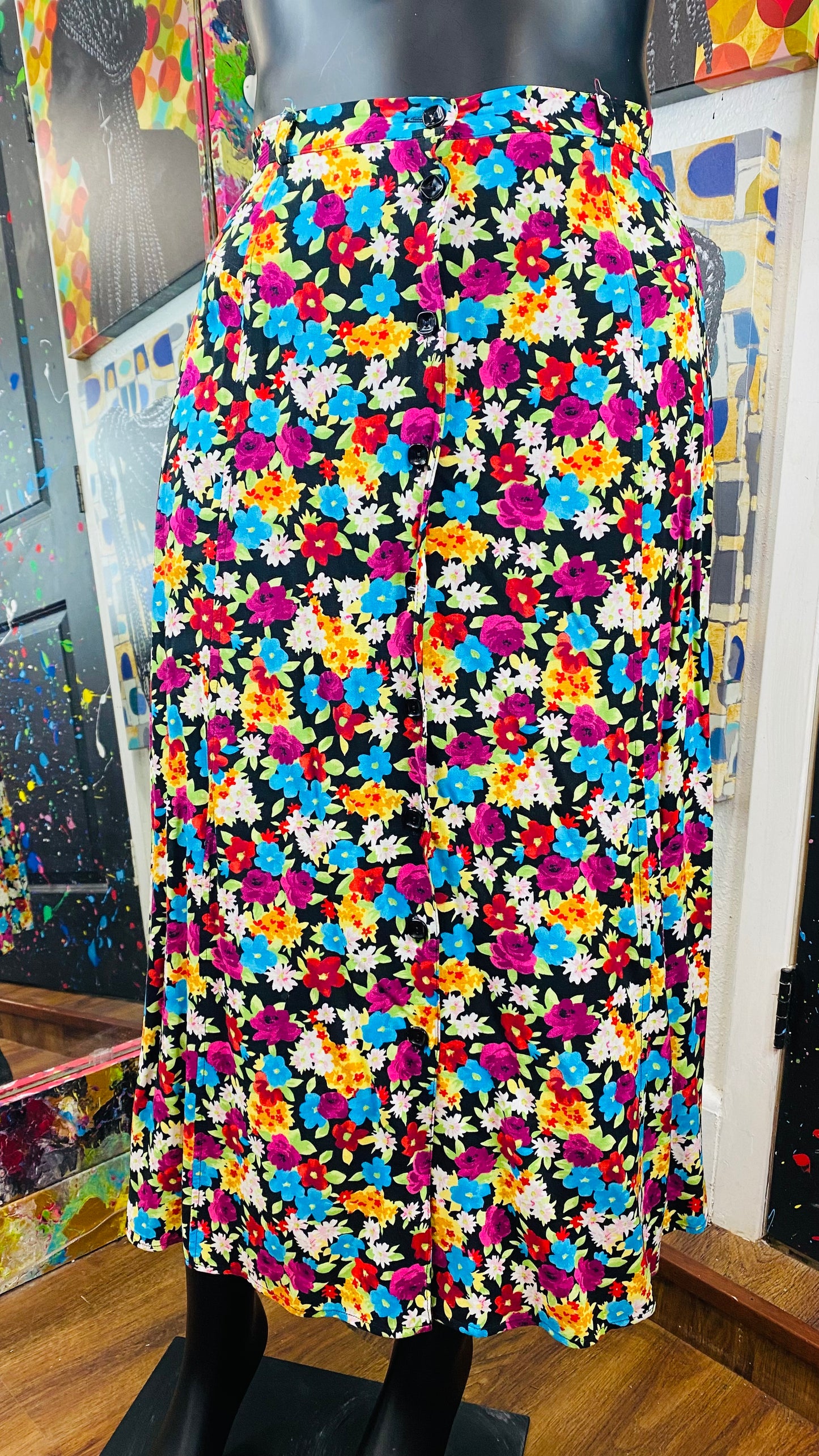 Vintage Floral Skirt