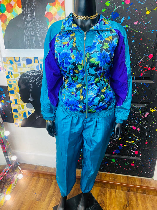 Vintage 2 Piece Windbreaker Set