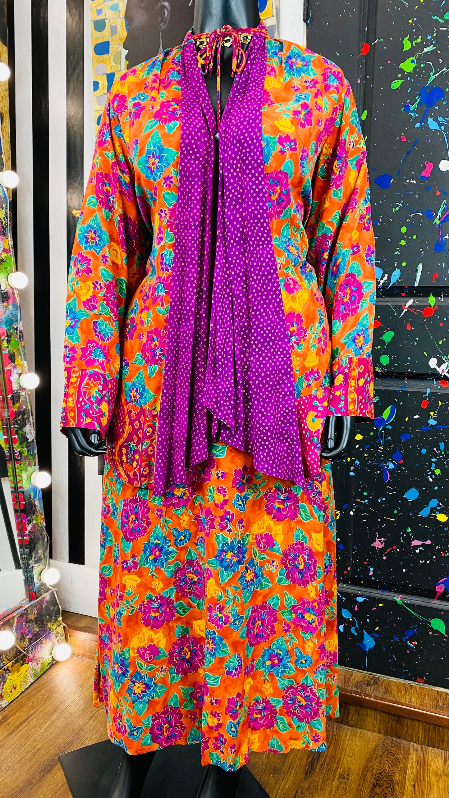 Carole Little 2 piece Skirt Set