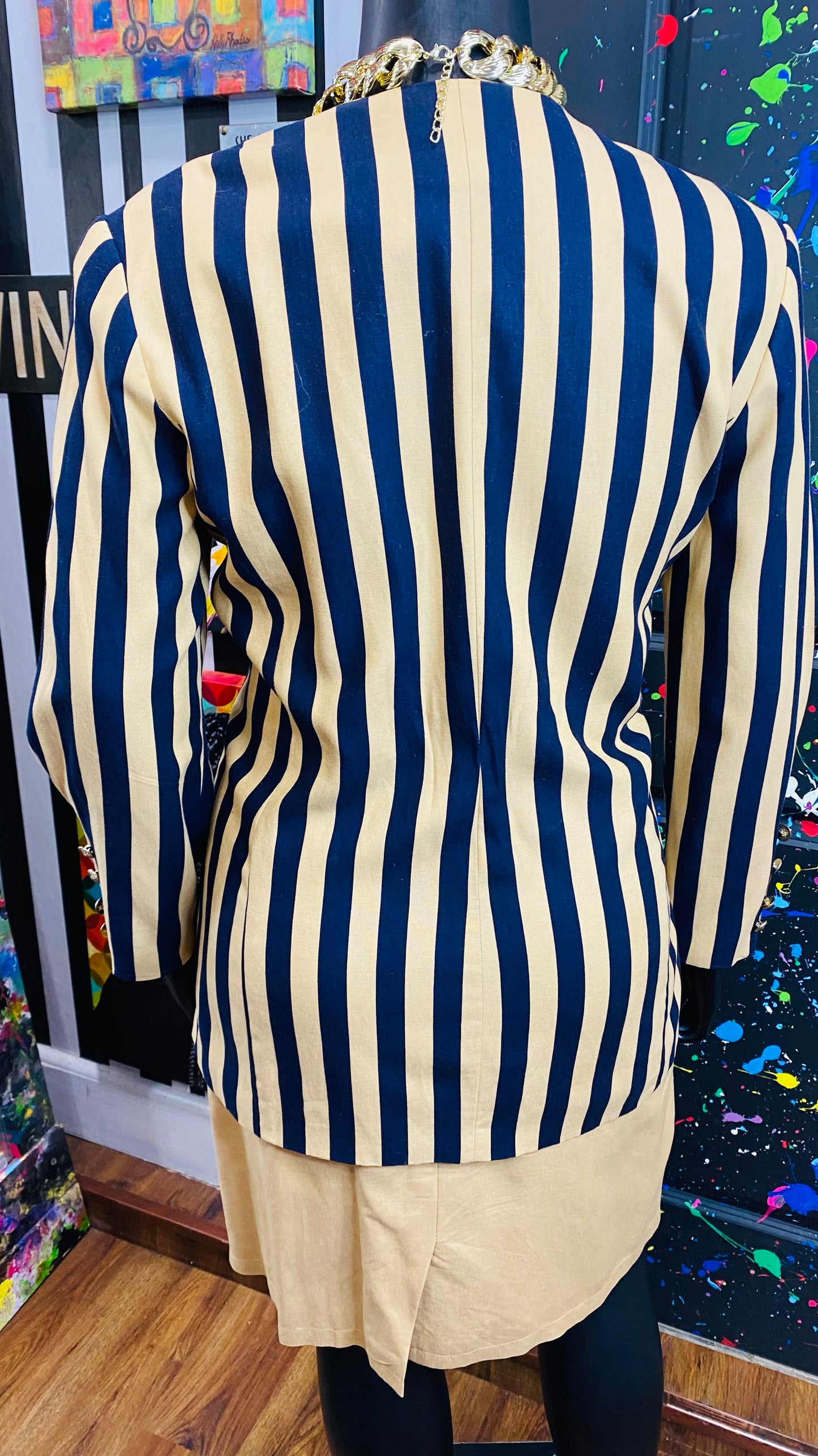 Vintage Striped Skirt Set (16)