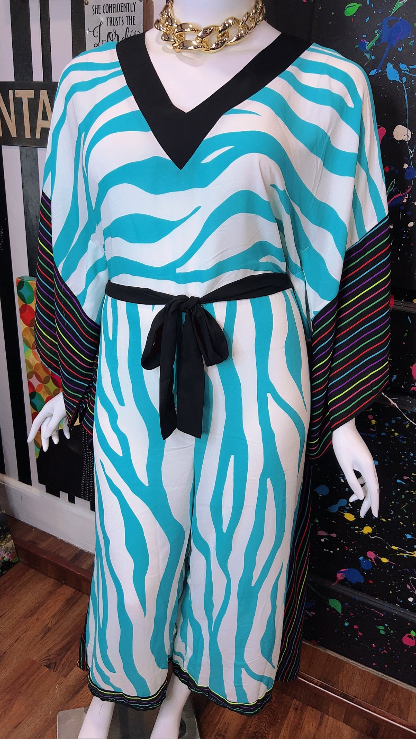 Ashley Stewart Striped Jumpsuit (18/20)