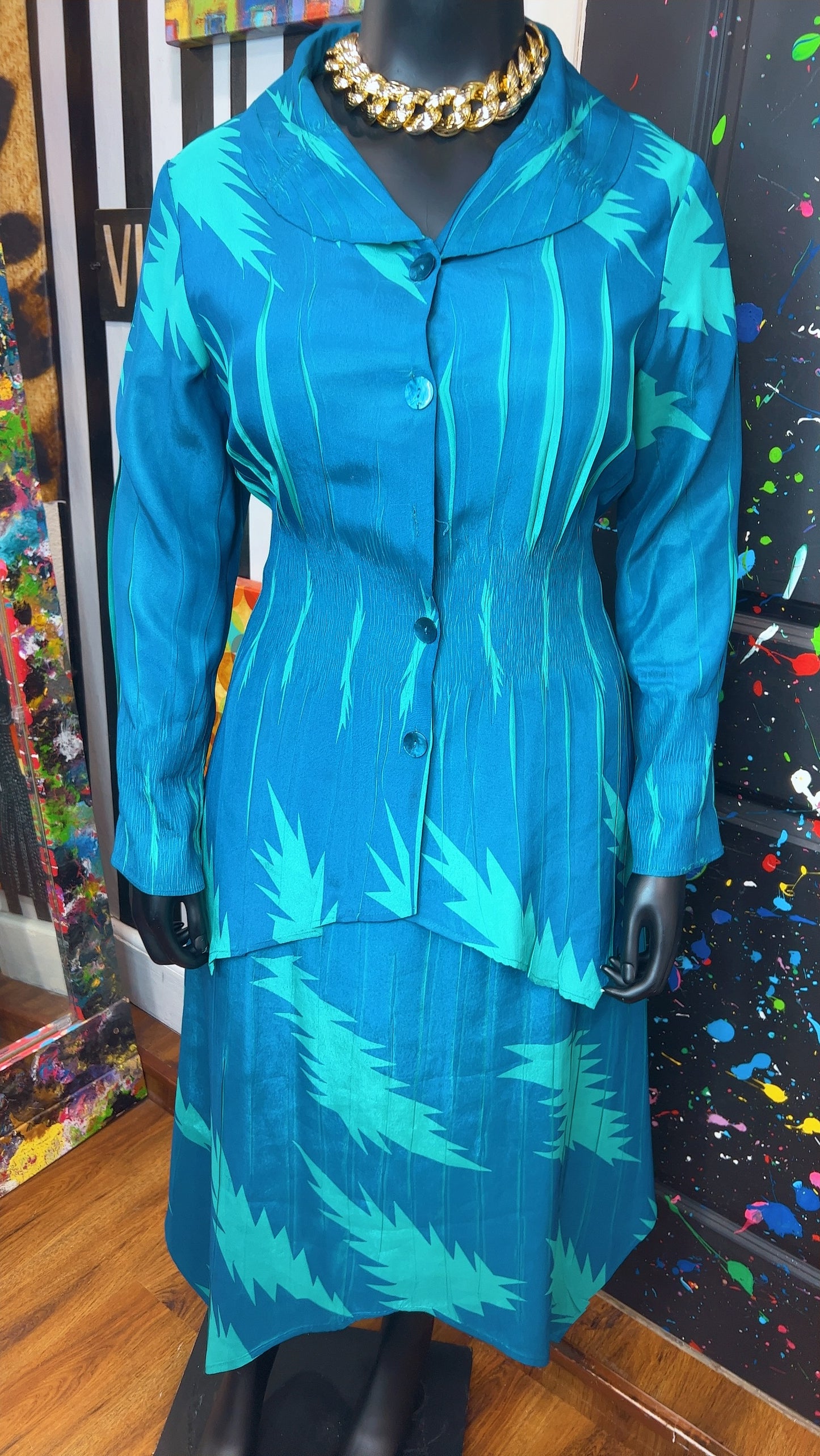 Vintage Blue Mermaid Set Set (18)