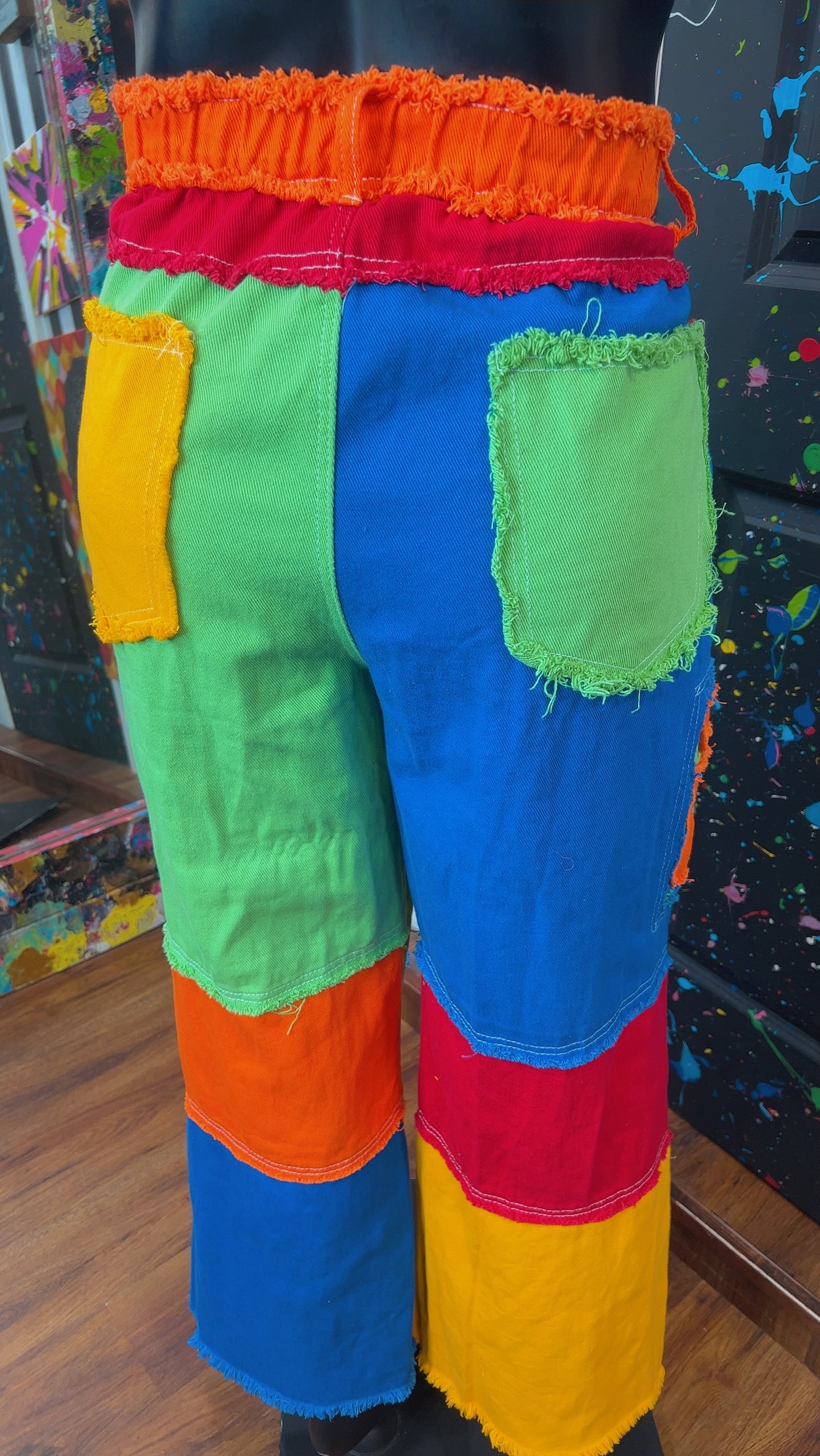 Colorblock Patchwork Jeans (18)