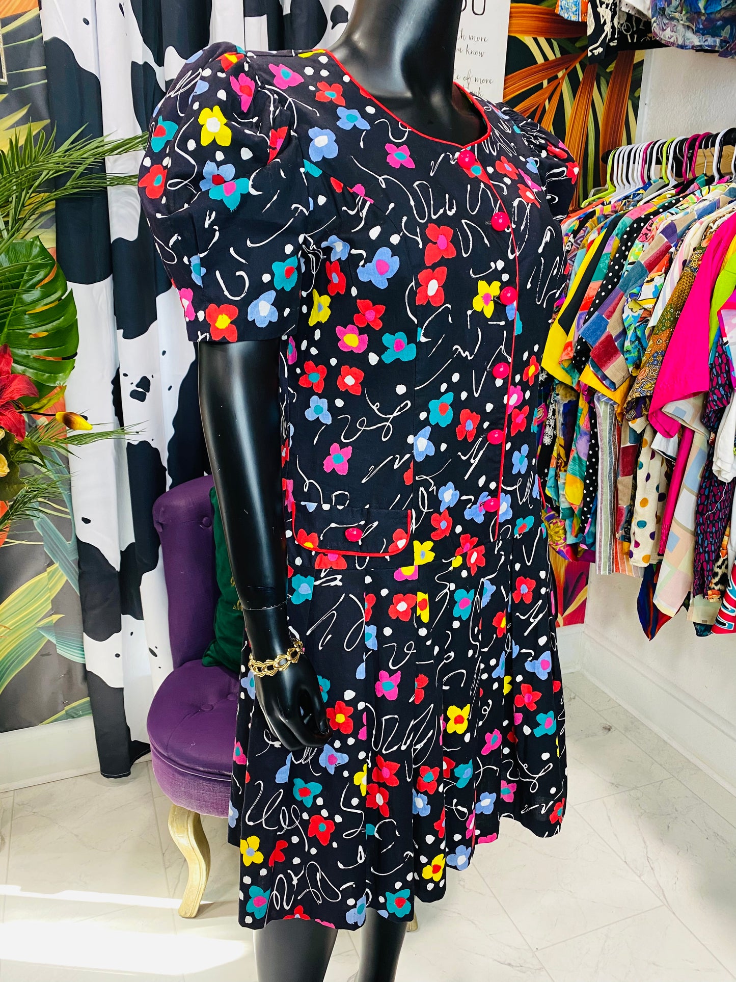 Vintage Floral Romper