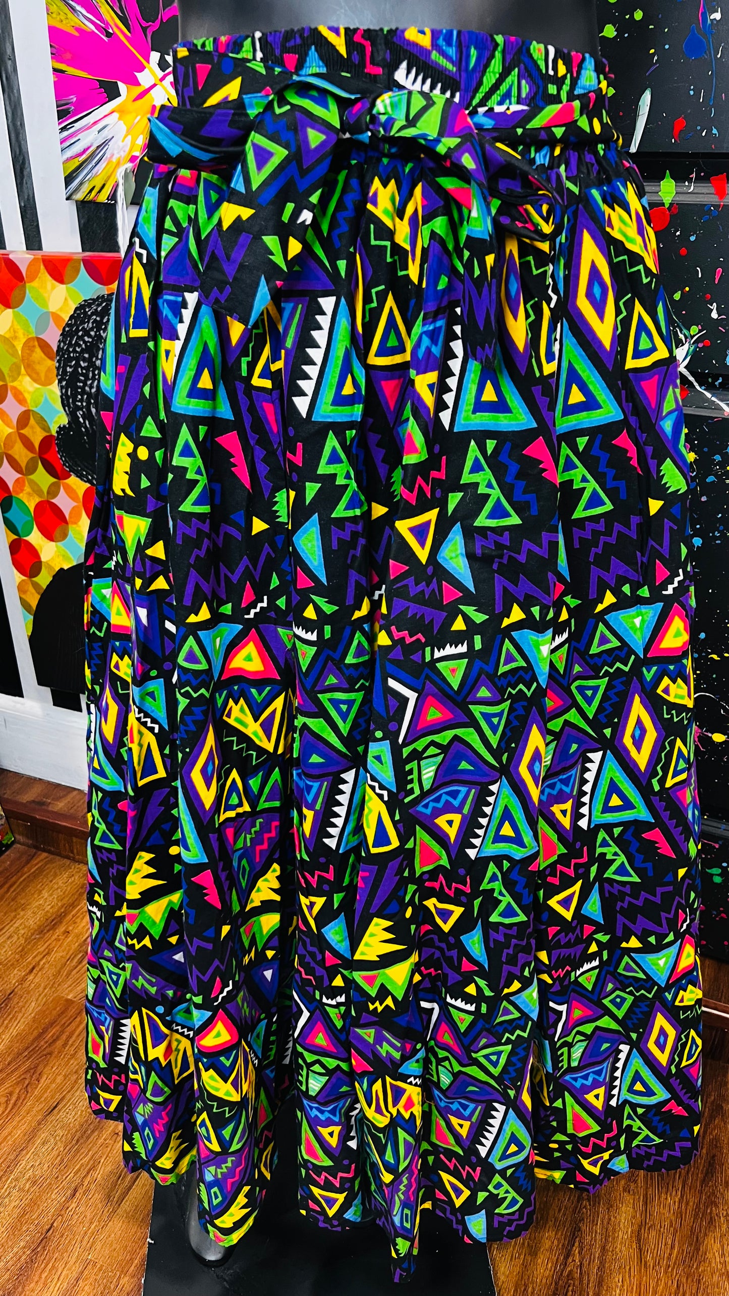 100% Cotton 90’s Print Skirt- New w/ Tags (OS)