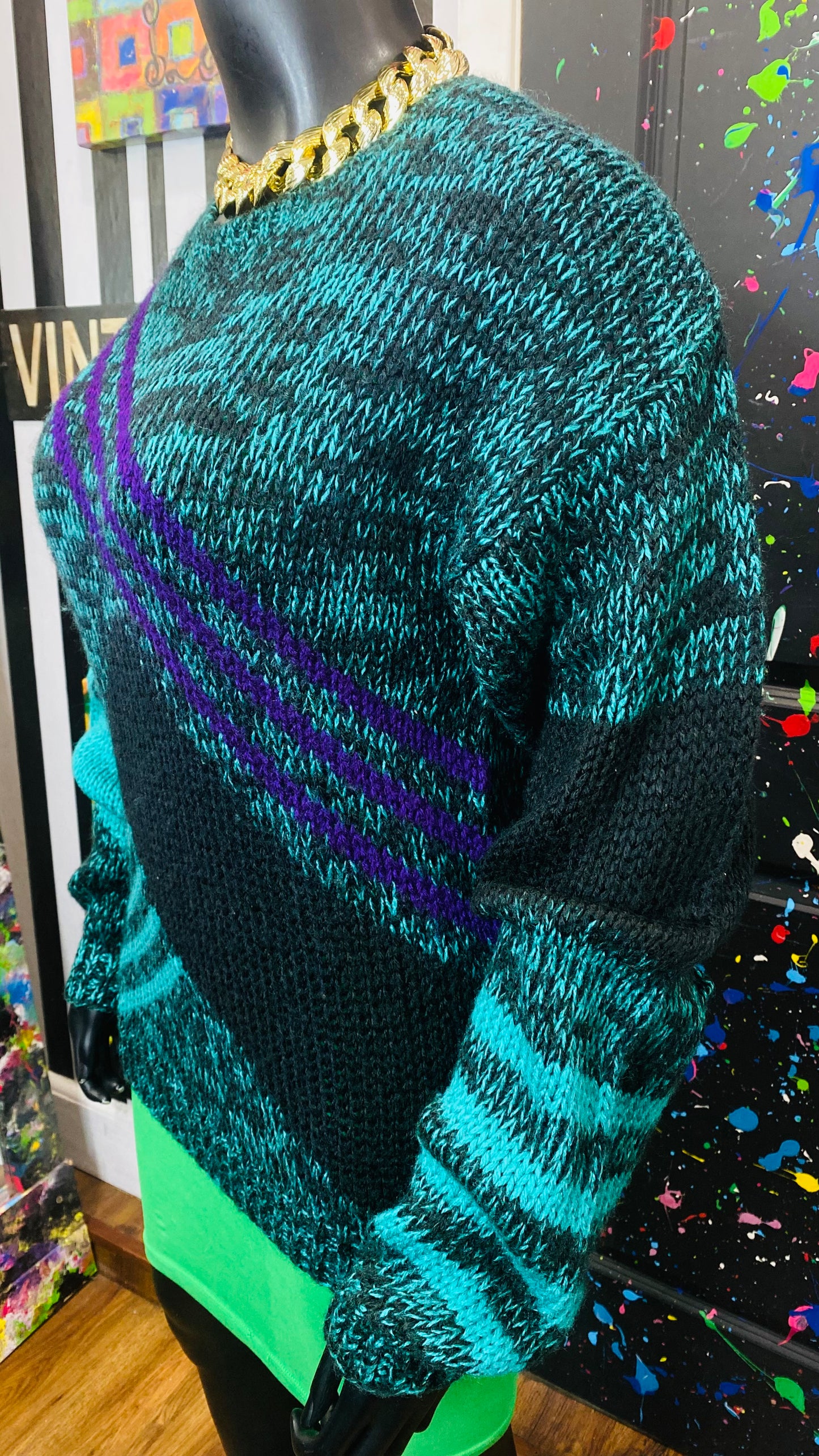 Vintage Knit Chunky Sweater (18/20)