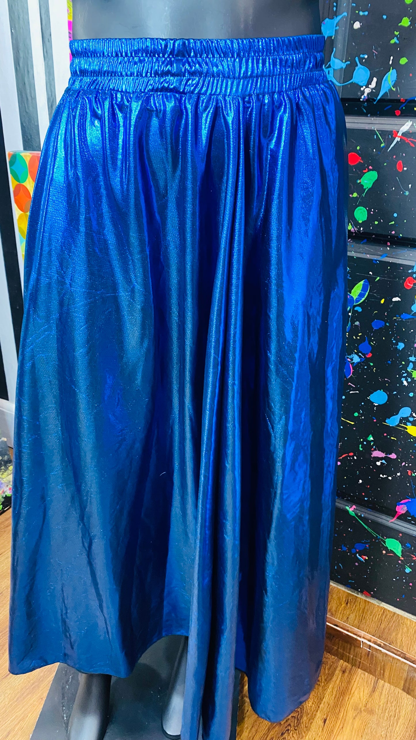Vintage Blue Shimmer Skirt (20)